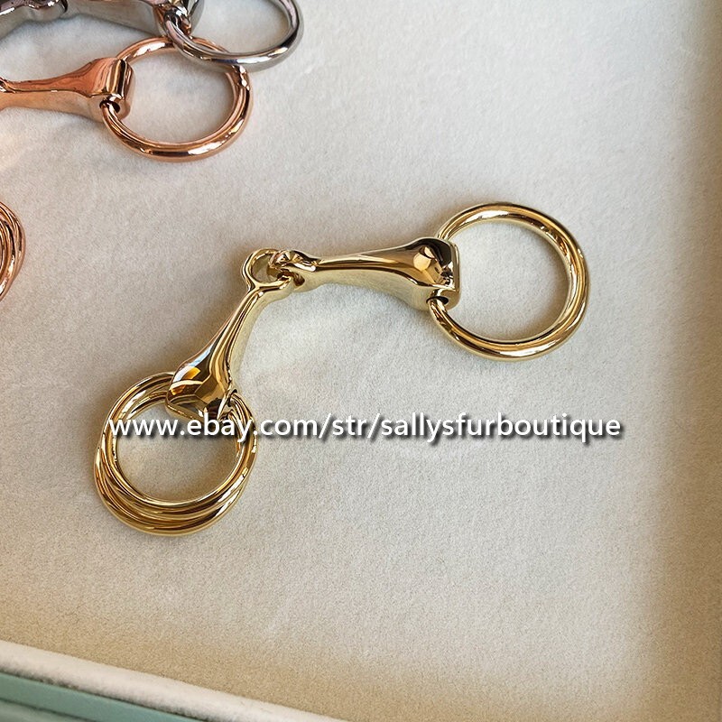 Sallys Quality 100% Copper Scarf Ring Horse Bit Buckles Brooch For Silk Scarves