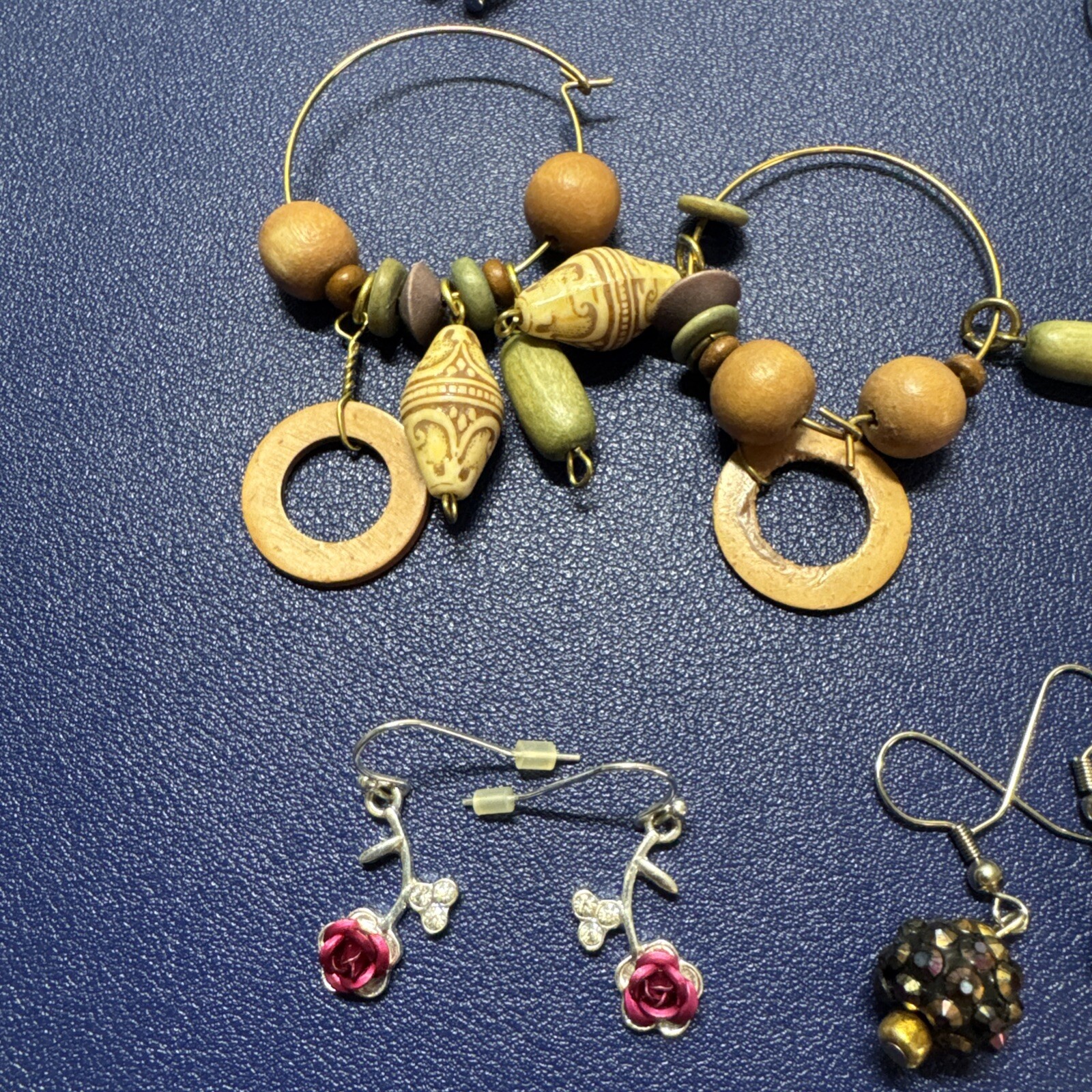 Vintage Napier, Avon Dangle Earrings Pierced Lot Of 22 – See Pictures