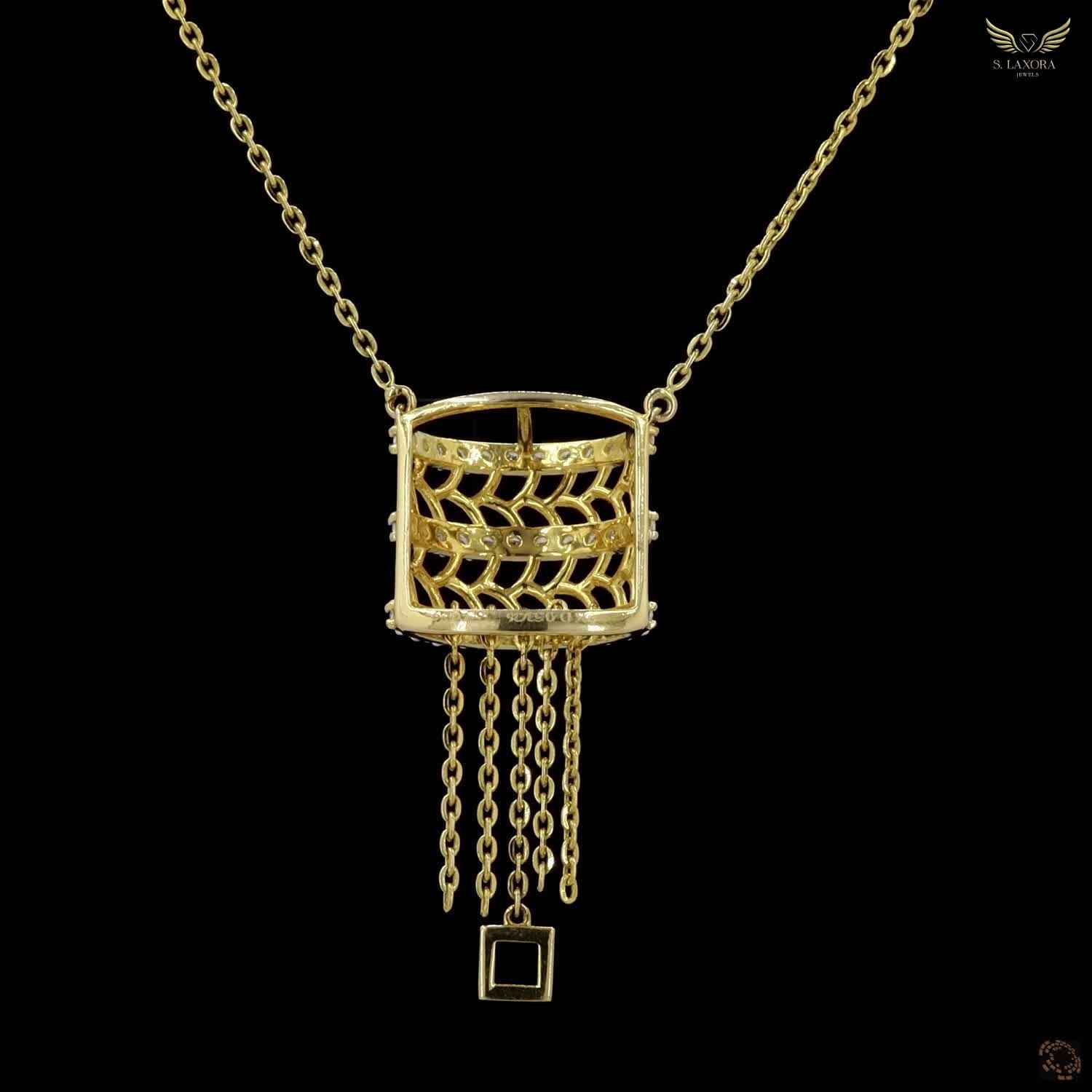 Lab Created Diamond 0.53ct Pendant Necklace Yellow Gold Plated Gift