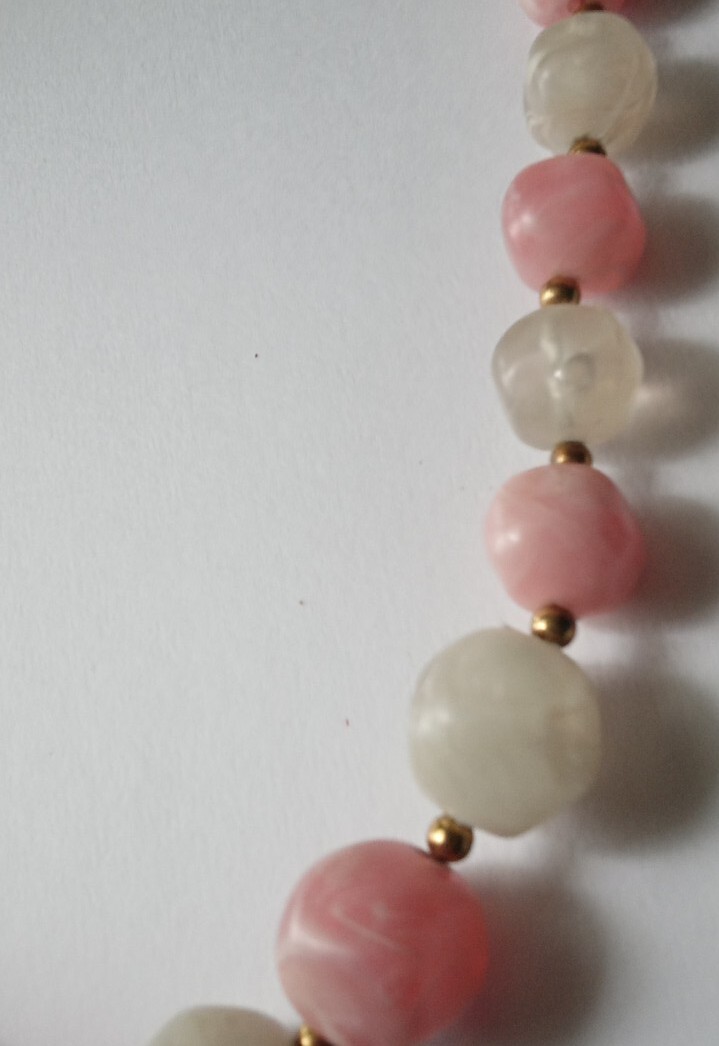 Vintage COLORFUL Beaded Necklaces Lot Of 5 KRAMER Coro Graduated Lucite MCM
