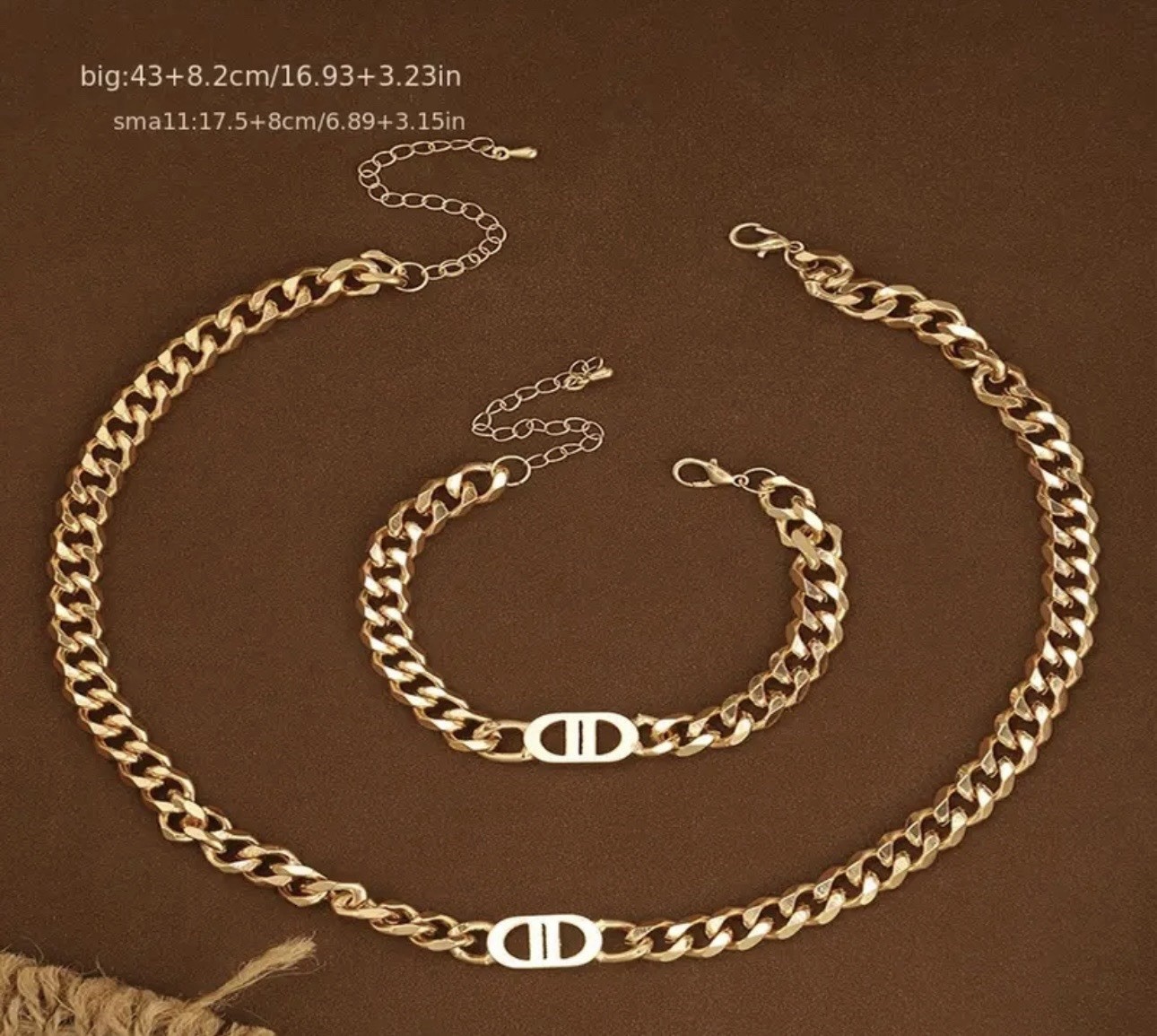 Luxury French Romantic Vintage Style Jewelry Set Elegant Zinc Alloy Necklace