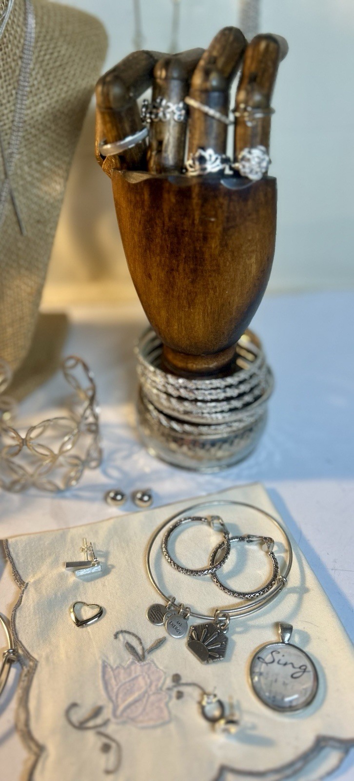 Grandma’s VTG to Mod Estate Silver-tone Jewelry Lot 100+ Pieces, Some Signed/NWT