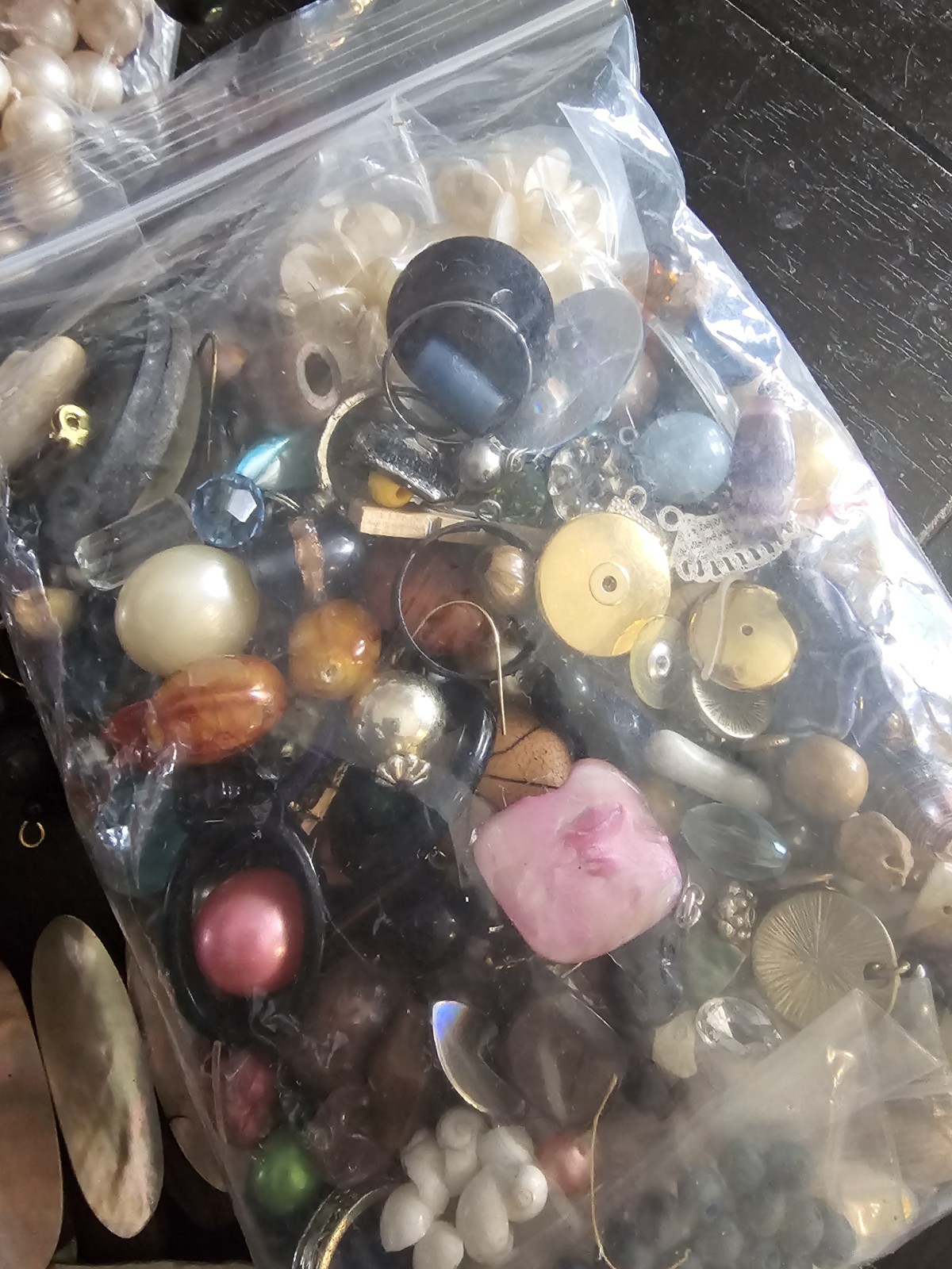3LB 9OZ Lot of Unsearched Jewelry Repair Craft Wear Lot