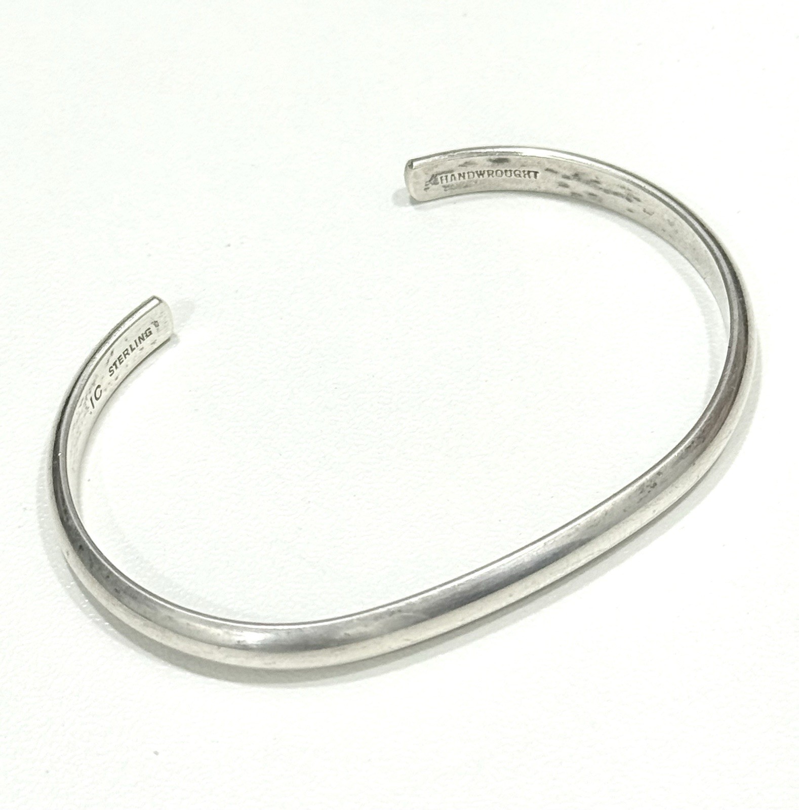 IC Handwrought Sterling Silver Cuff Bracelet 13.42 Grams