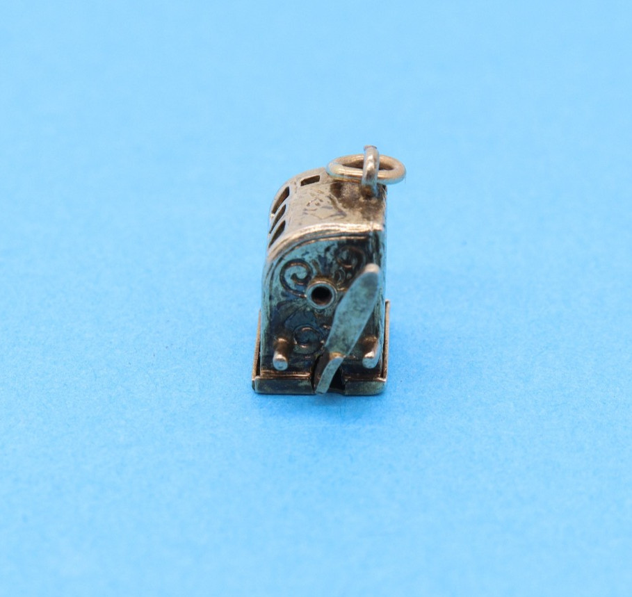 Vintage Danecraft Sterling Slot Machine 5/8″ Pendant Charm