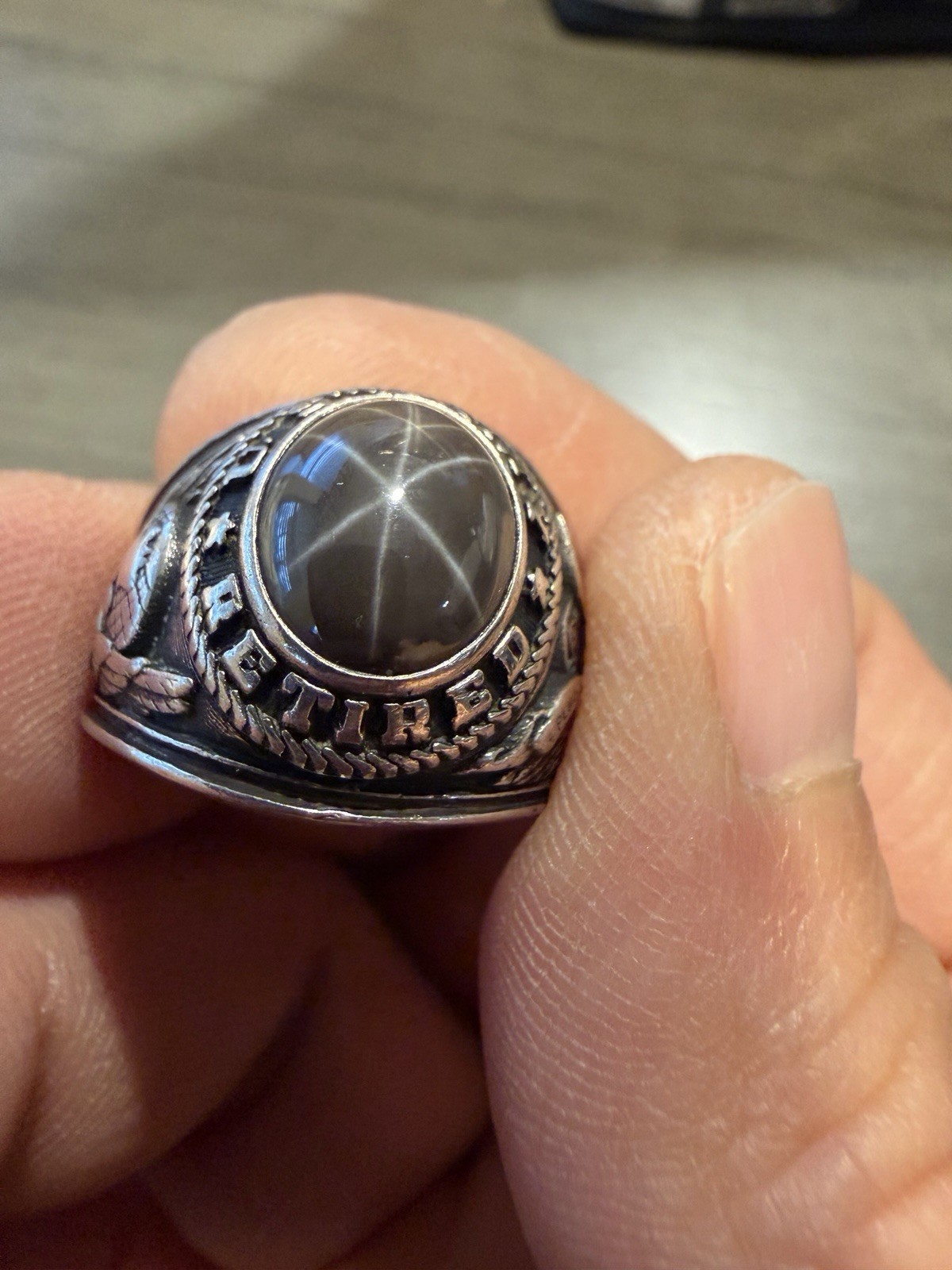 Vintage Military Us Army Returned Class Ring ( 10.4% Palladium)