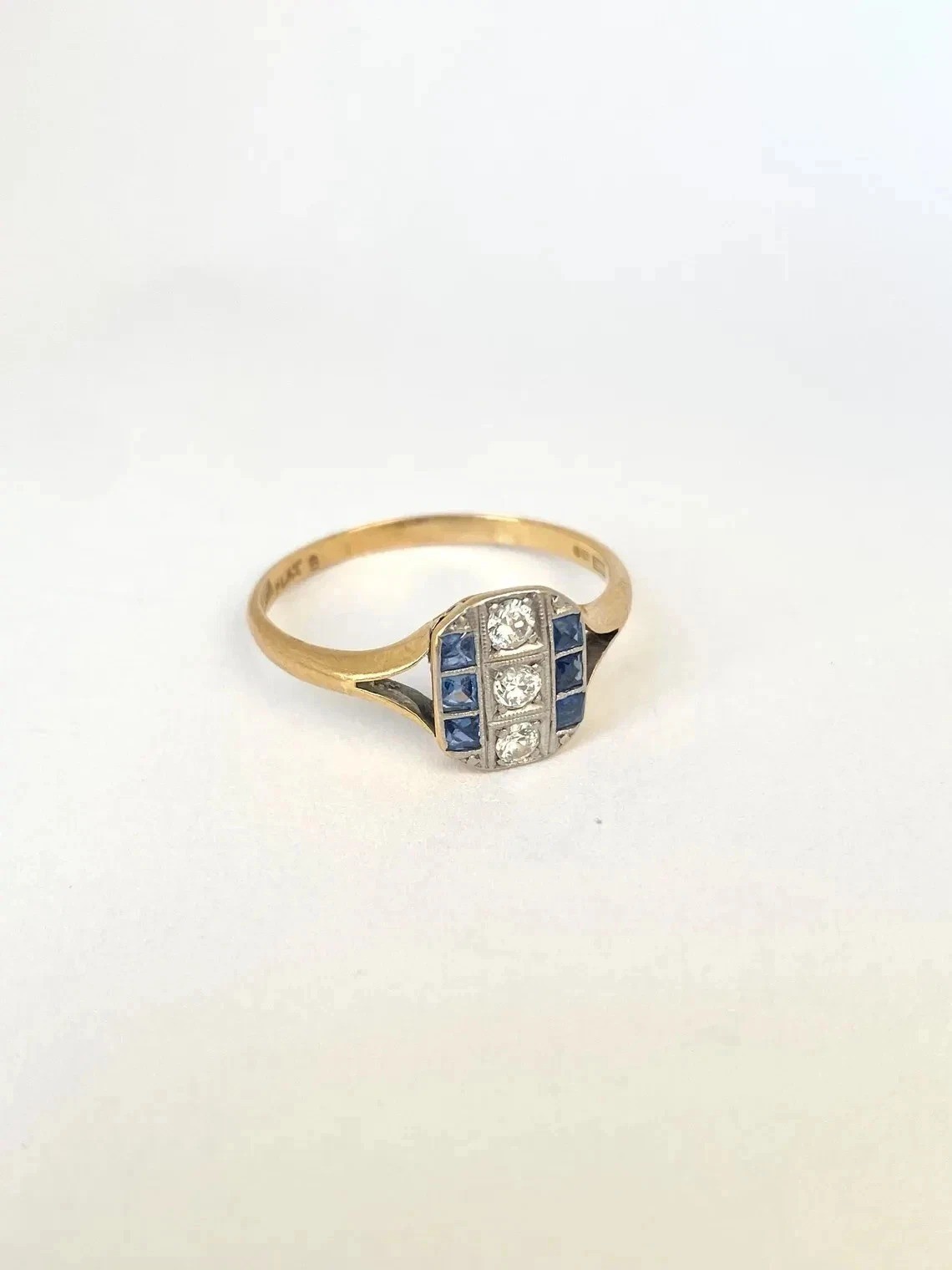2.55Ct Art Deco Style Lab Created Diamond Anniversary 14K White Gold Finish Ring