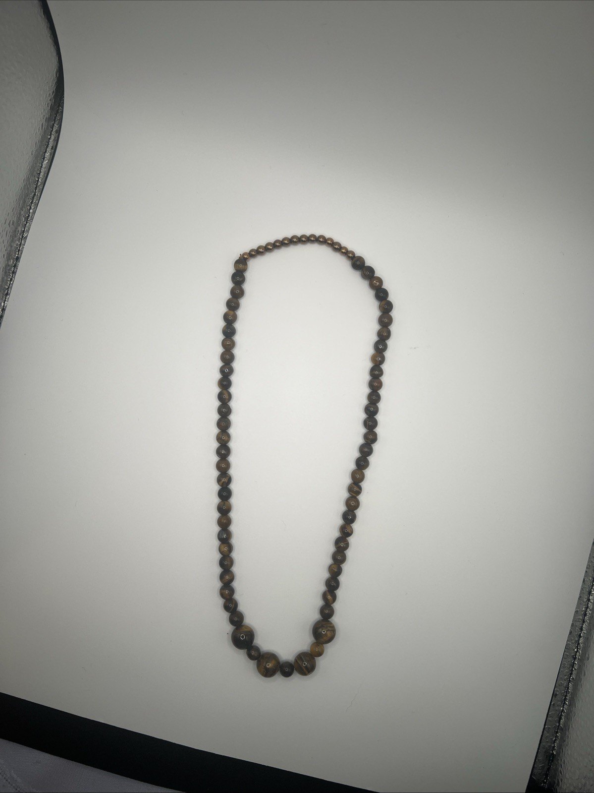 Vintage Tiger’s Eye Bead Necklace