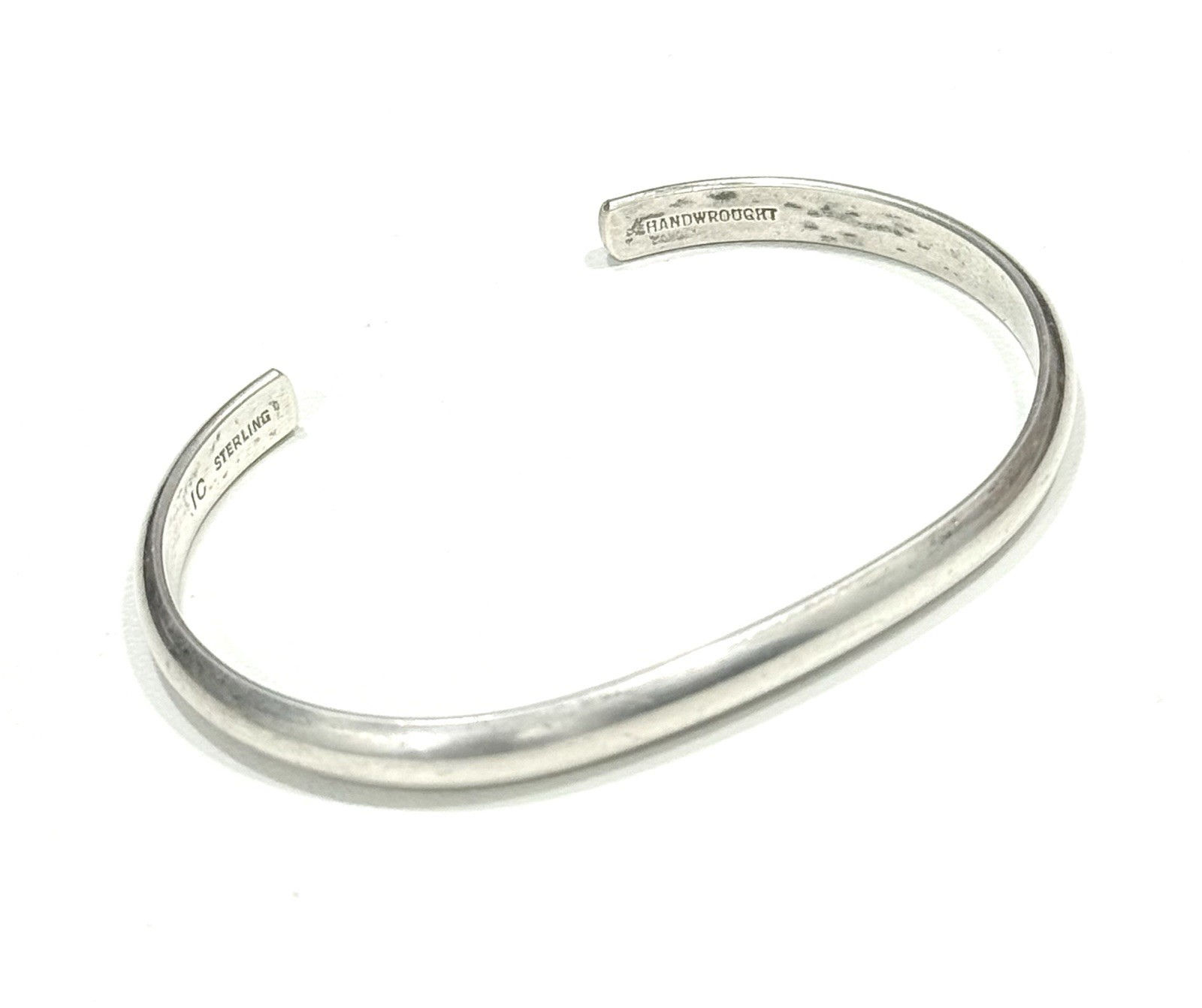 IC Handwrought Sterling Silver Cuff Bracelet 13.42 Grams