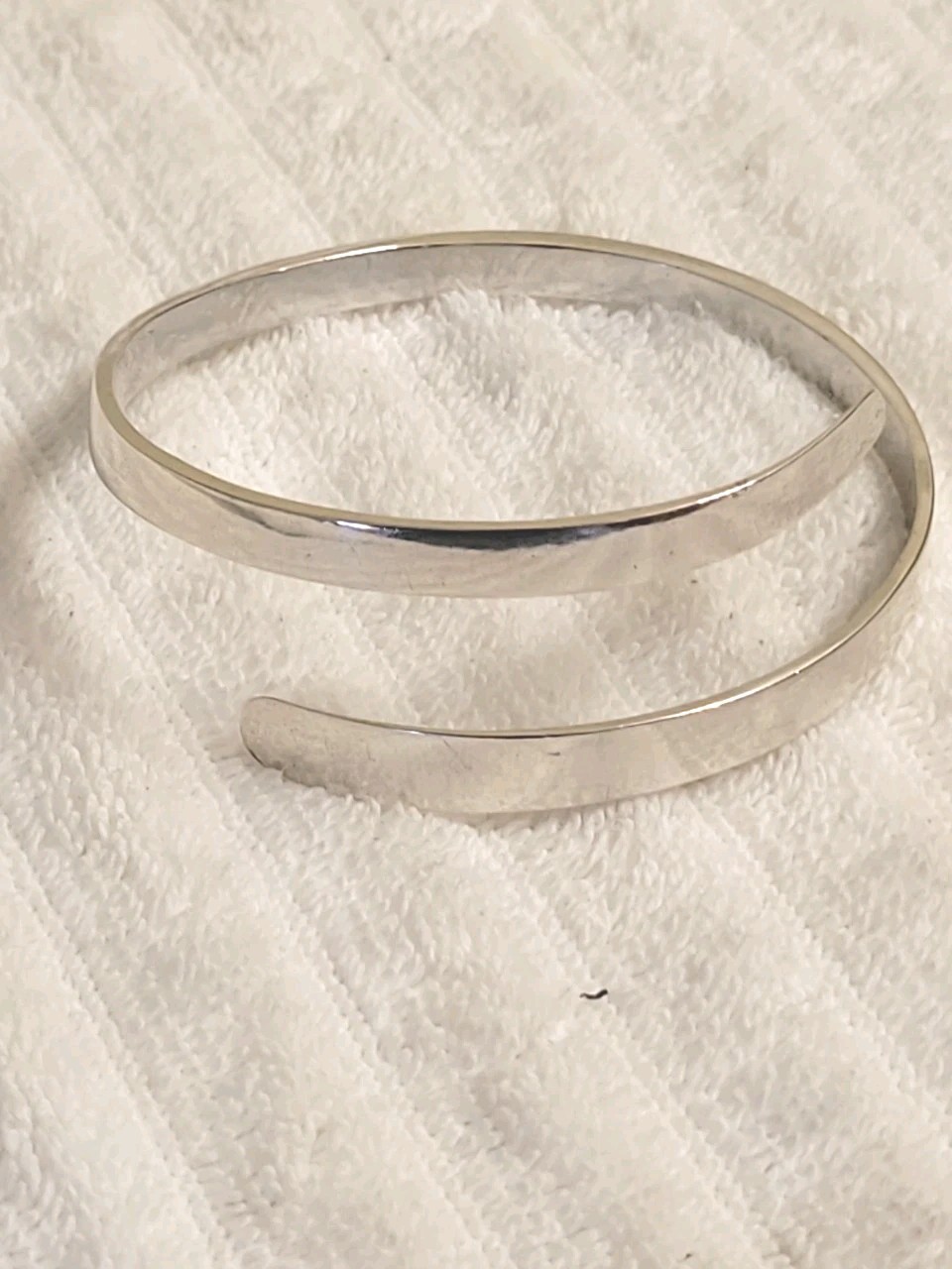 Rare Storck Sterling 925 Silver Modernist By Pass Bracelet/Arm Band 12* 36.6g