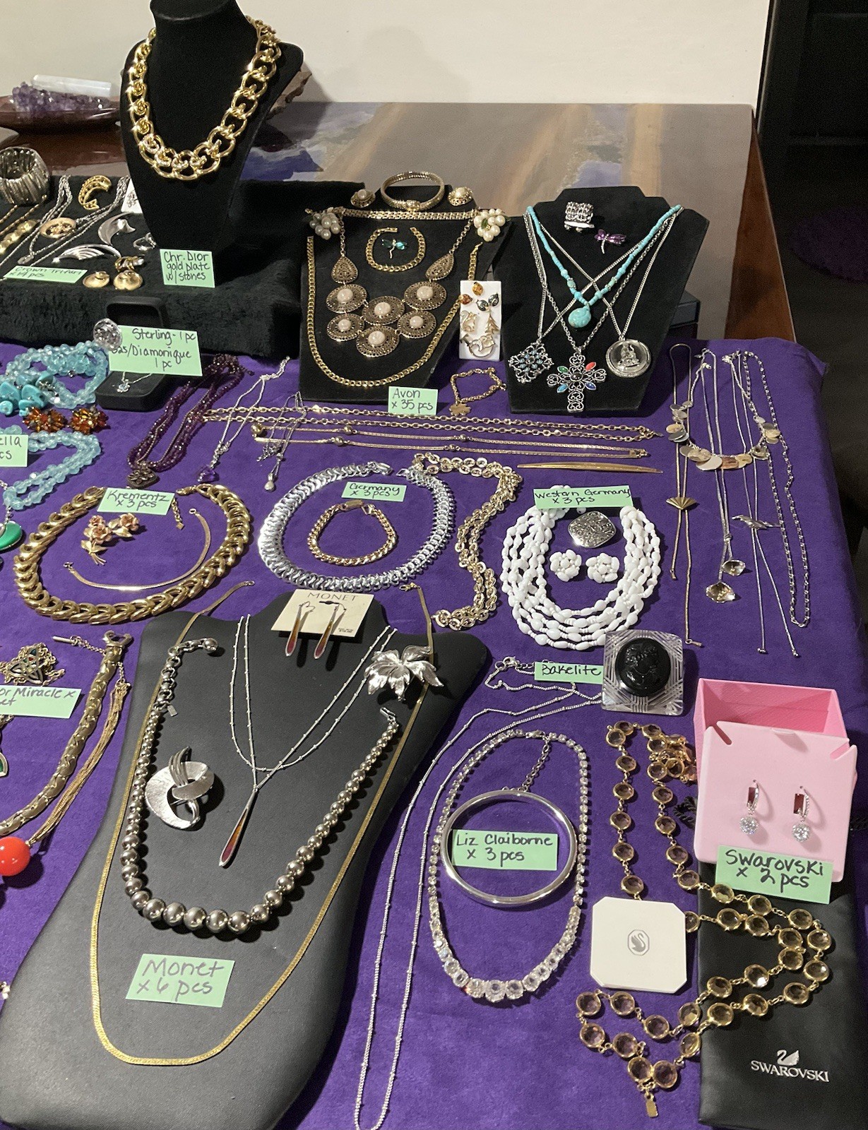 Vtg High End All Designer Signed Jewelry Lot 167 Pcs. All Wear Dior, Monet. ++