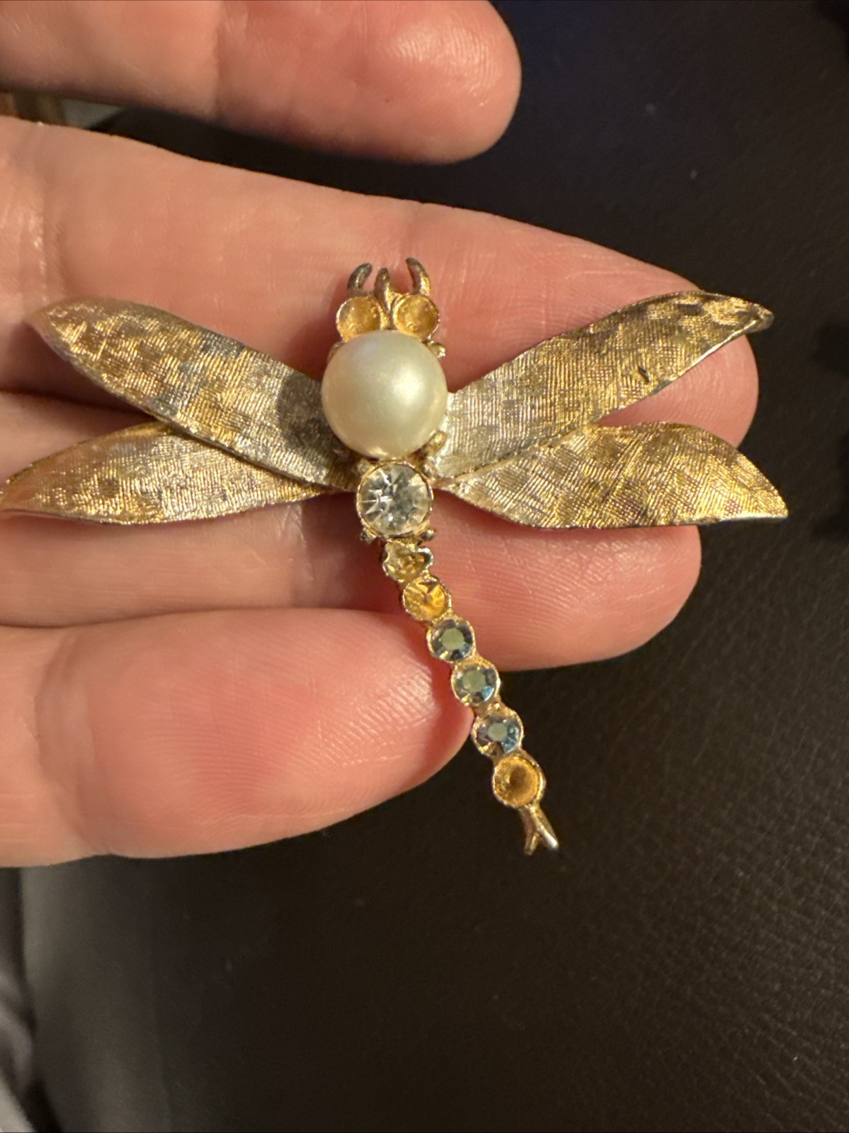 8 Vintage Miscellaneous Pins/Brooches- Scuffed Or Missing Stone/s. See Pictures