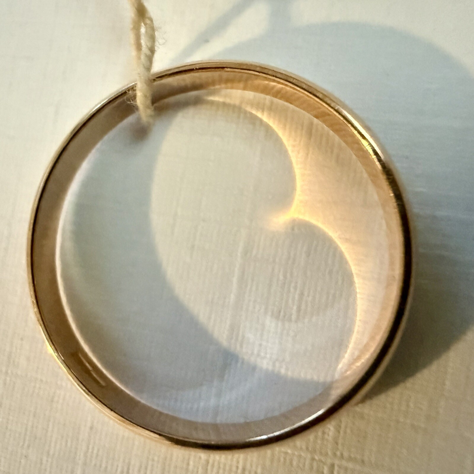 Size 10.5 – Vintage 585 14K Rose Gold Ring – East European – USSR Era. #1531