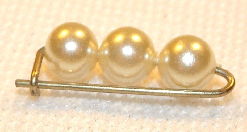 Necklace Shortener Elgin American Gold Filled Faux Pearl New Old Stock