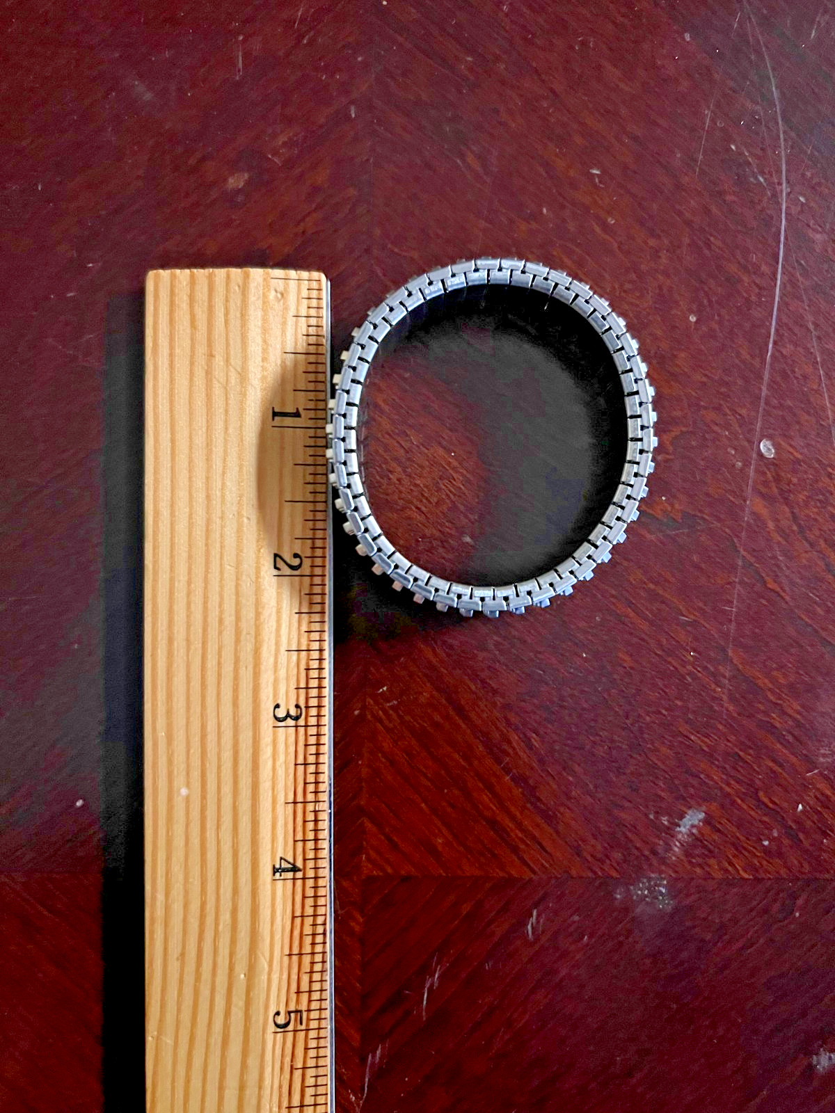 Gunmetal Studded Stretch Bracelet Wide Cuff Bangle Punk Gothic Rocker Jewelry