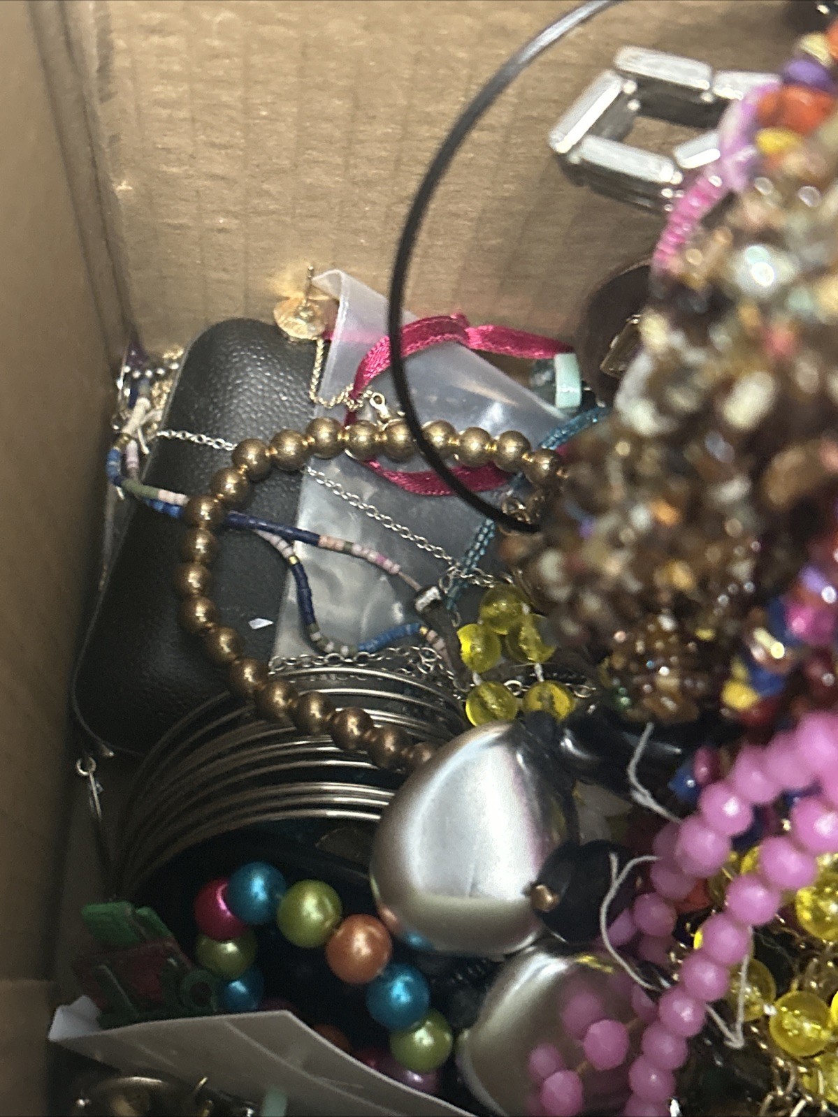 HUGE 5 + Lbs Jewelry WEARABLE Lot Tangled Unsearched VINTAGE ESTATE TREASURE