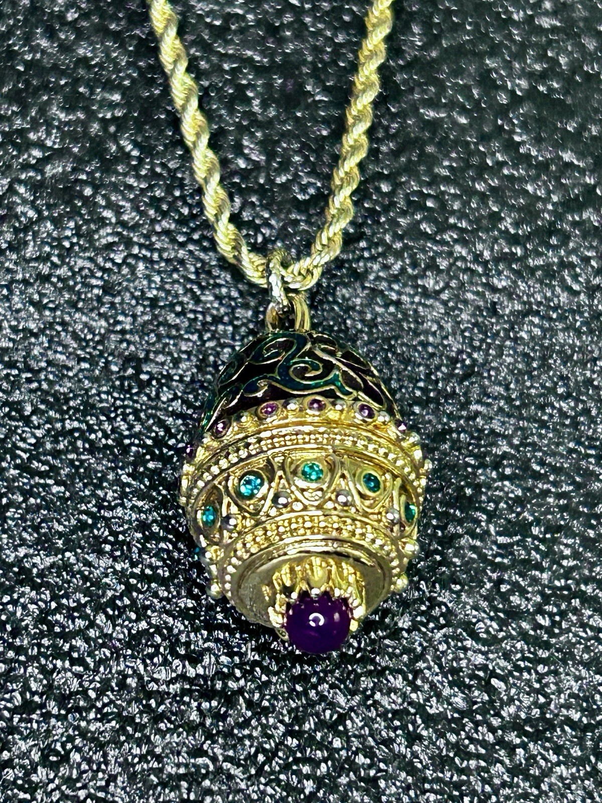 Edgar Berebi CASPIAN Egg Pendant Necklace 1st Folio Limited Edition Box Cert