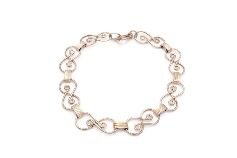 Vintage 835 Silver Bracelet 7.75″