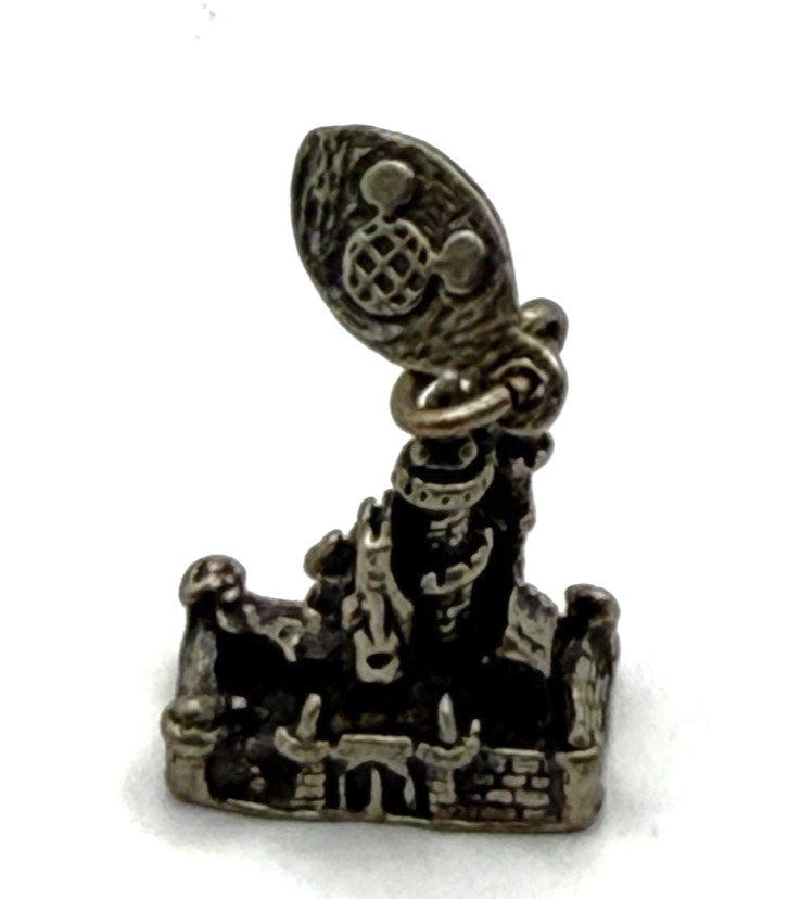 Vintage Disney Sterling Silver Cinderella’s Castle Charm 8.2 Grams