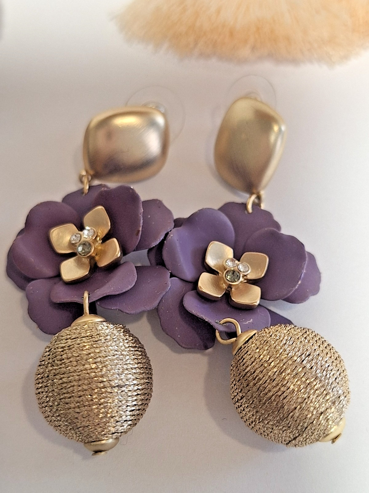 Lot of 5 Pairs Vintage Unbranded & 2 Branded Tassel Fashion Pierced Earrings