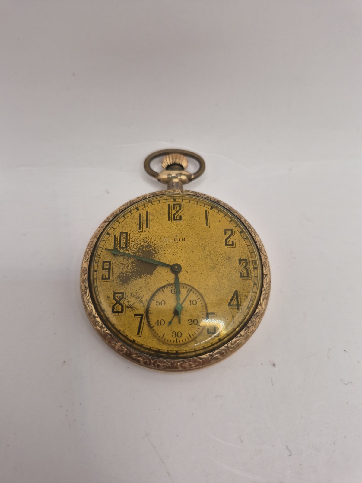 Vintage Elgin Pocket Watch National Watch Company 1920s