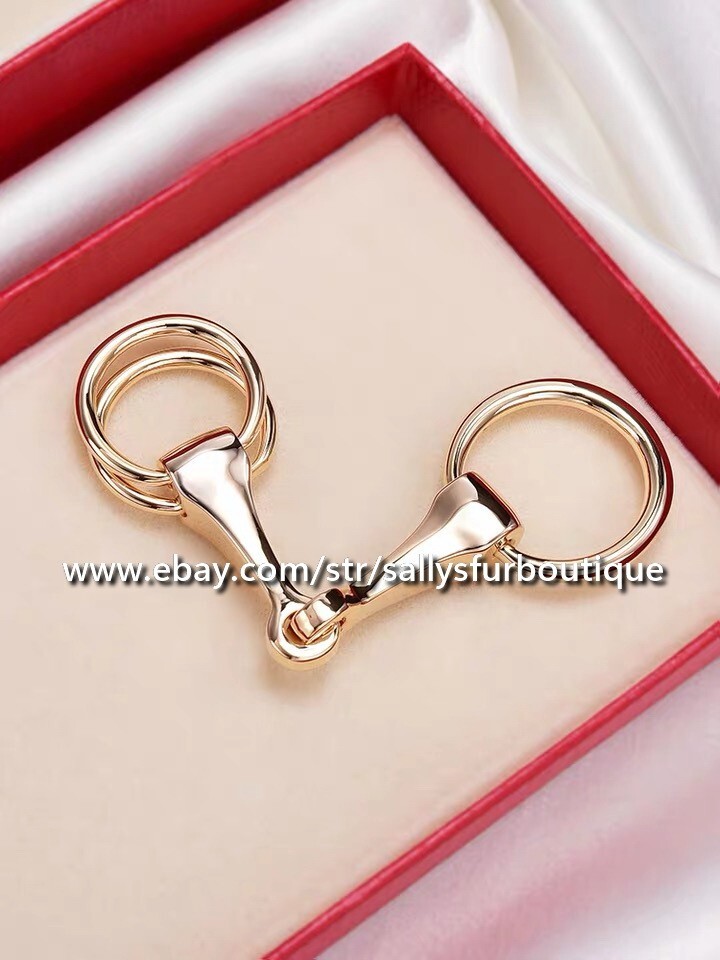 Sallys Quality 100% Copper Scarf Ring Horse Bit Buckles Brooch For Silk Scarves