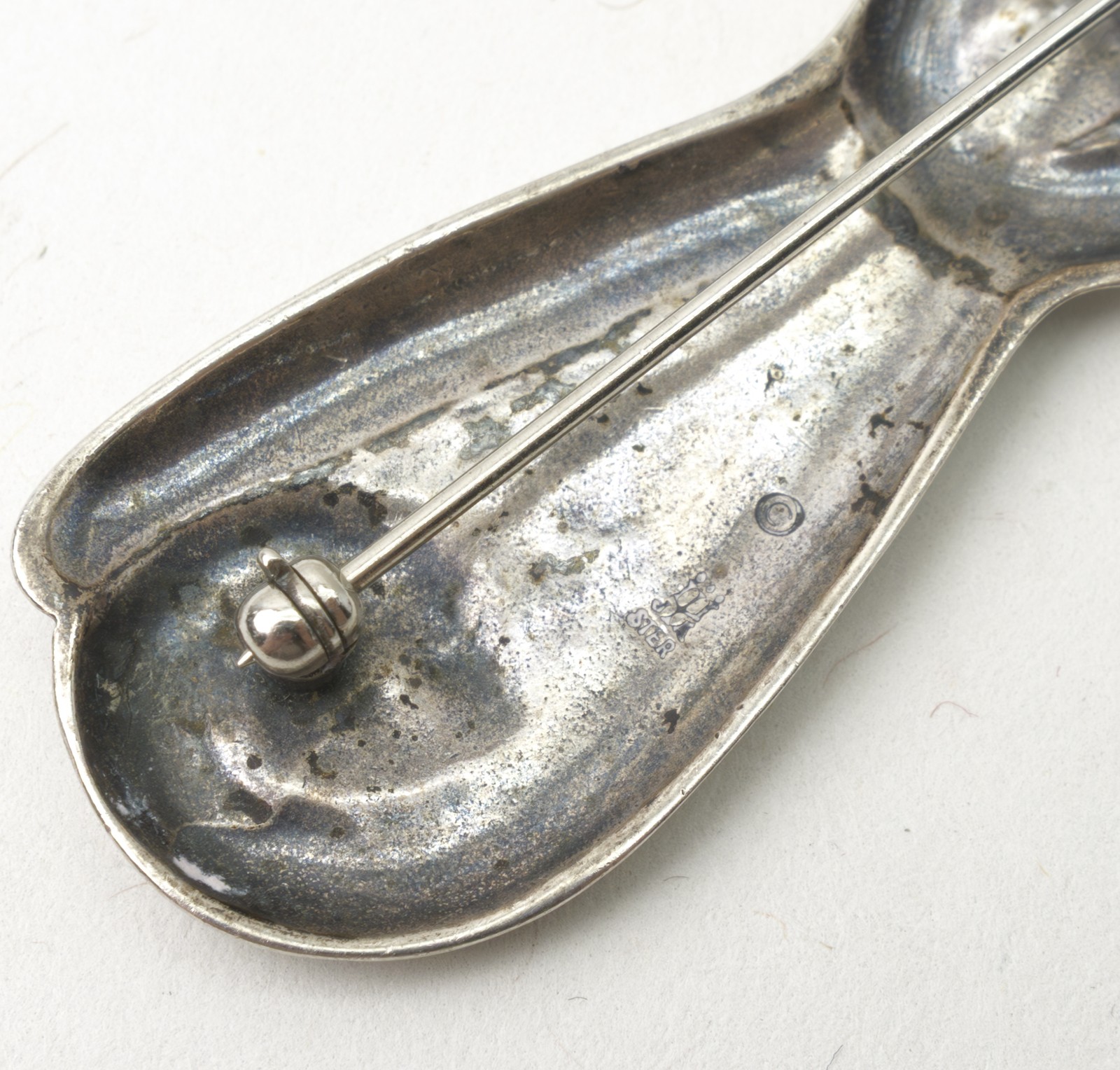 James Avery Sitting Cat Vintage Sterling Silver Pin
