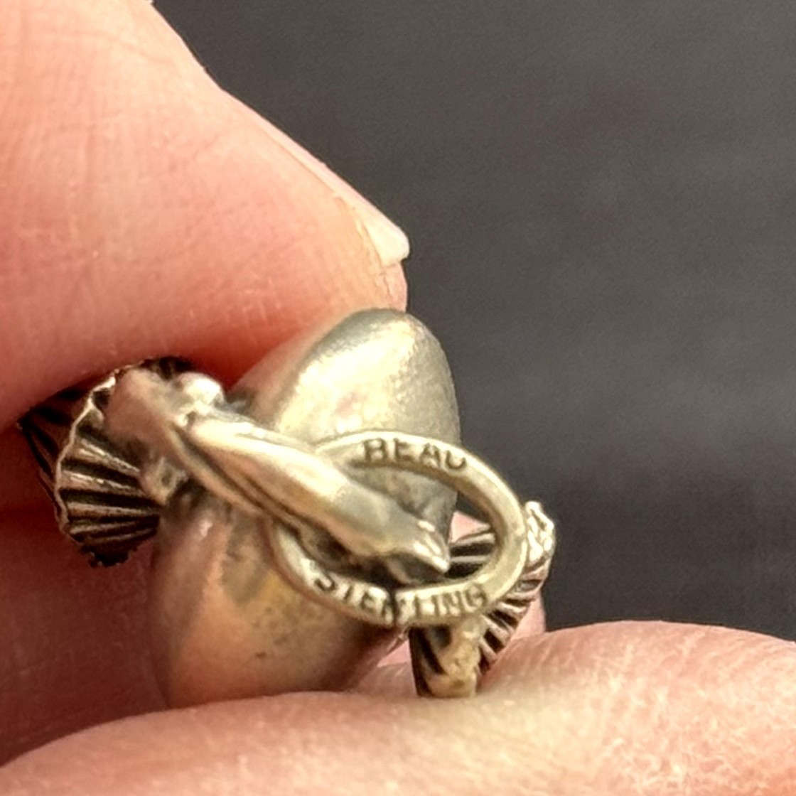 Traditional Dangle Teapot Charm Vintage Beau 925 Sterling Silver .75” Length