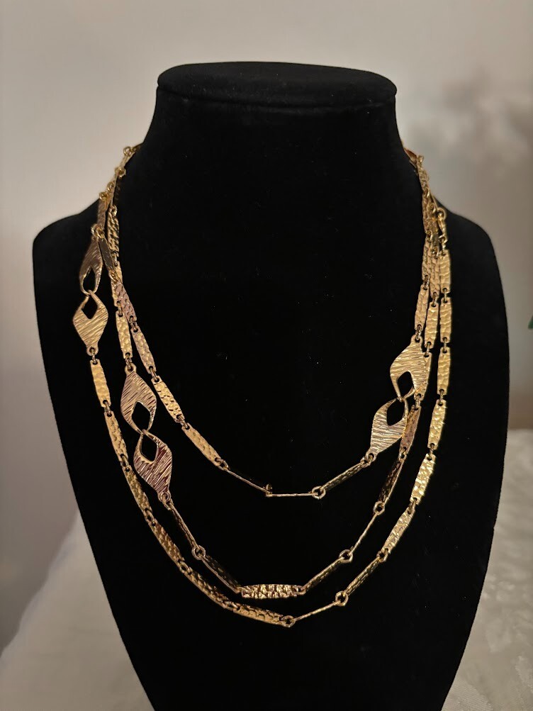 Gold Tone chain necklace – 32″ for any occasion