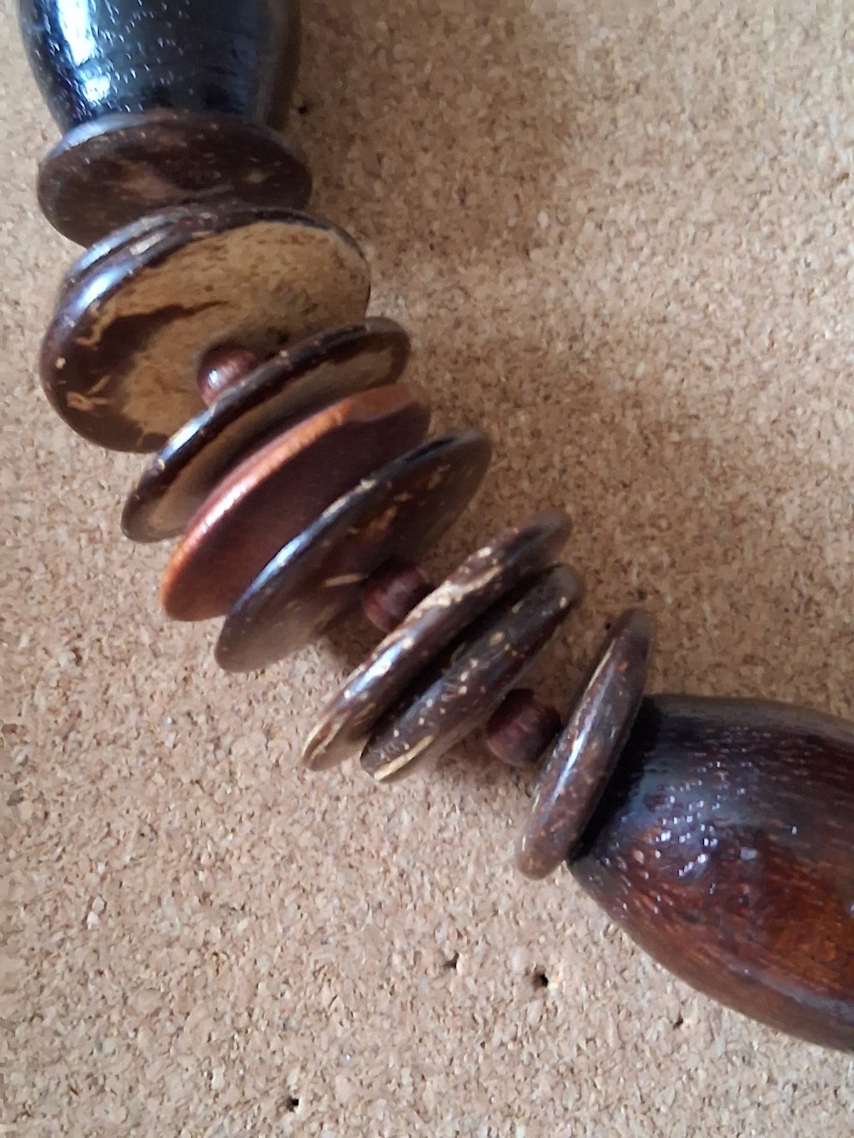 Vintage African Safari Style Statement Piece With Hand Carved Animals And Beads