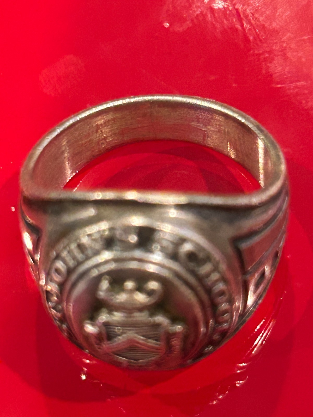 Vintage 1991 St. John’s School Houston Sterling Silver Class Ring 14g Size 8