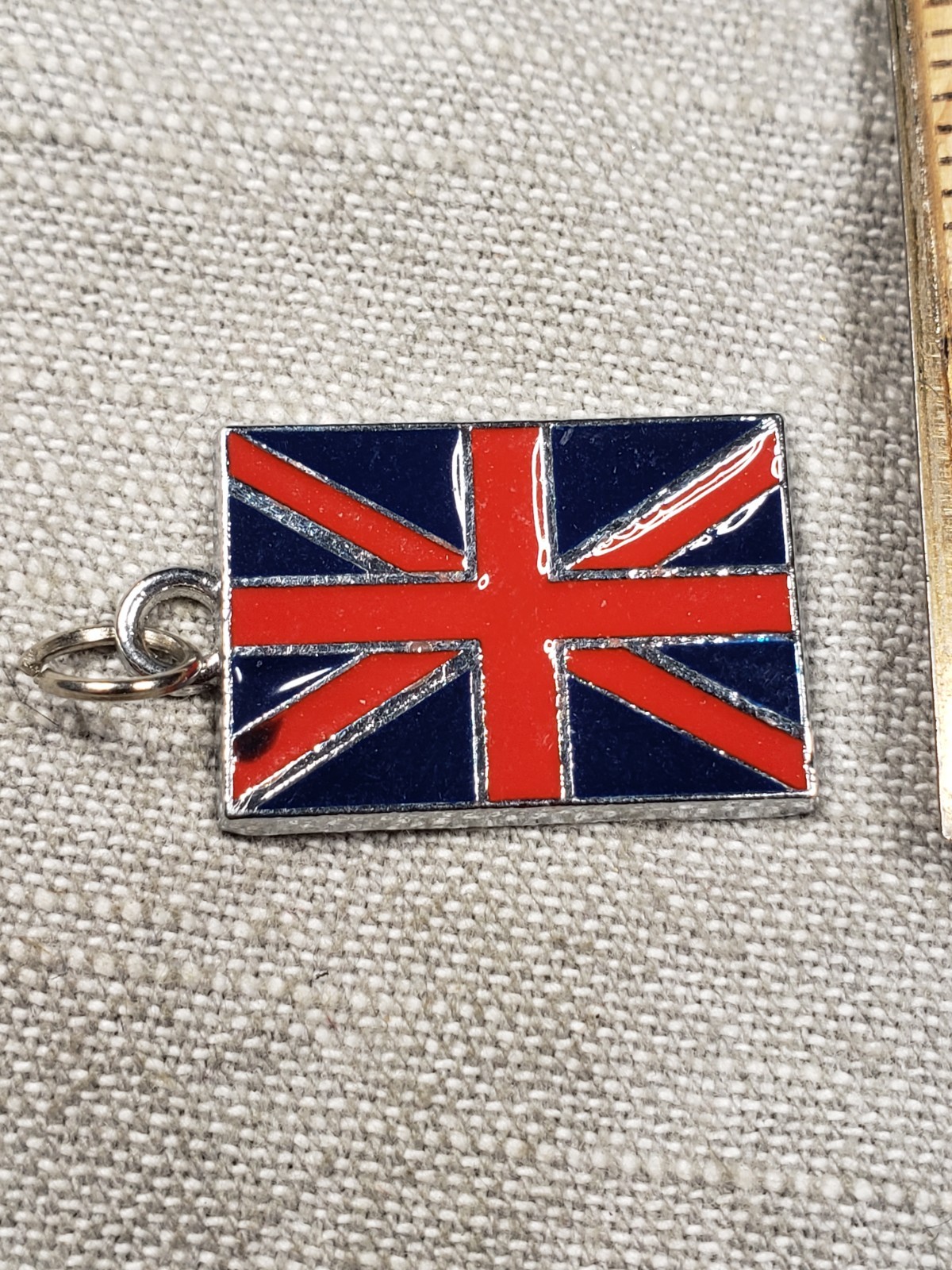 Union Jack British Flag United Kingdom Pendant Charm Beautiful C42