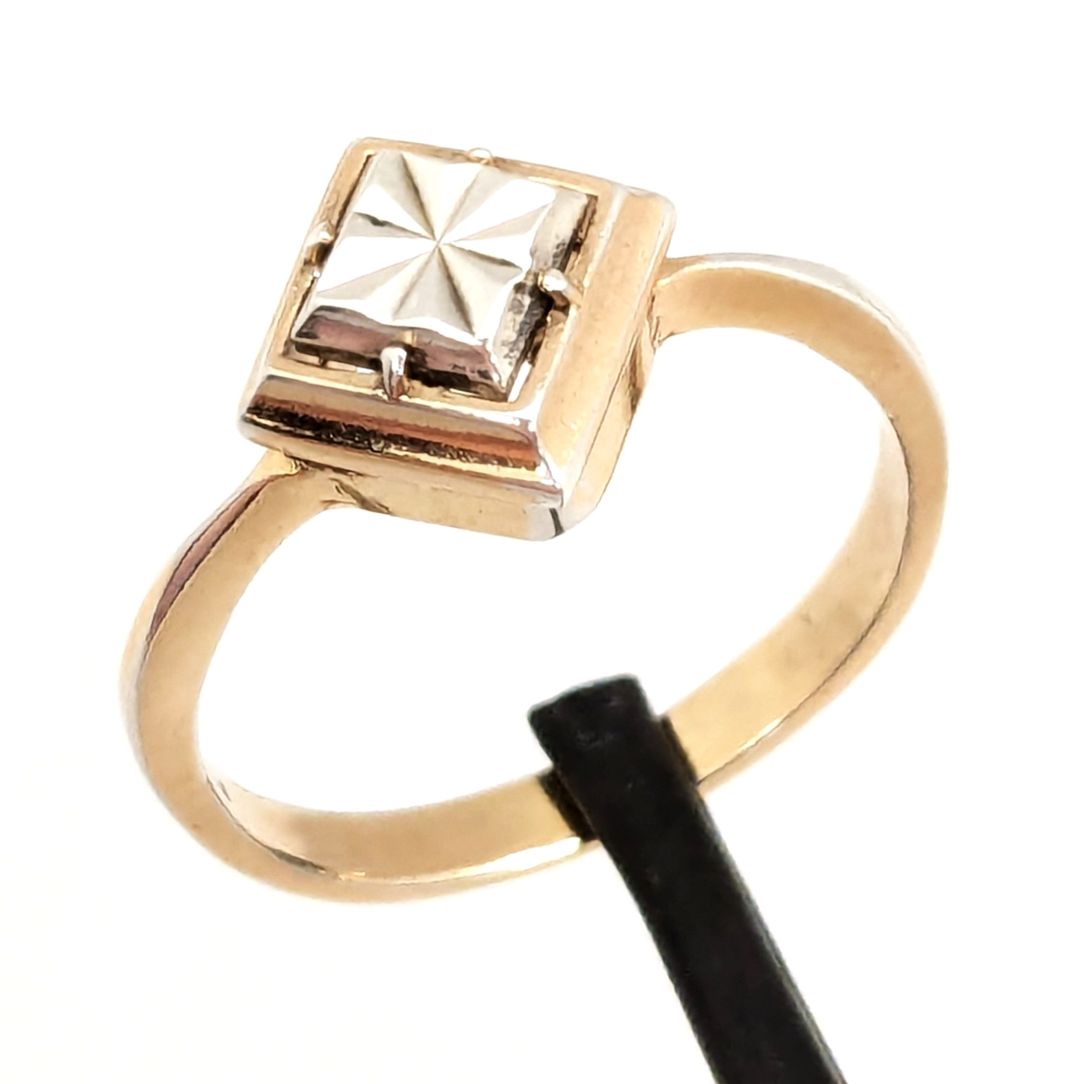 Vintage Elegant RING Silver 925 with bright pattern -size: 7US (17.5mm)| UA #132