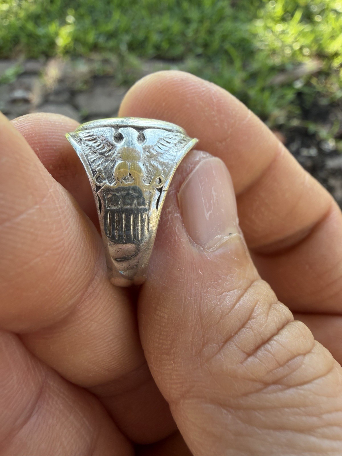 Vintage Military Army Class Ring