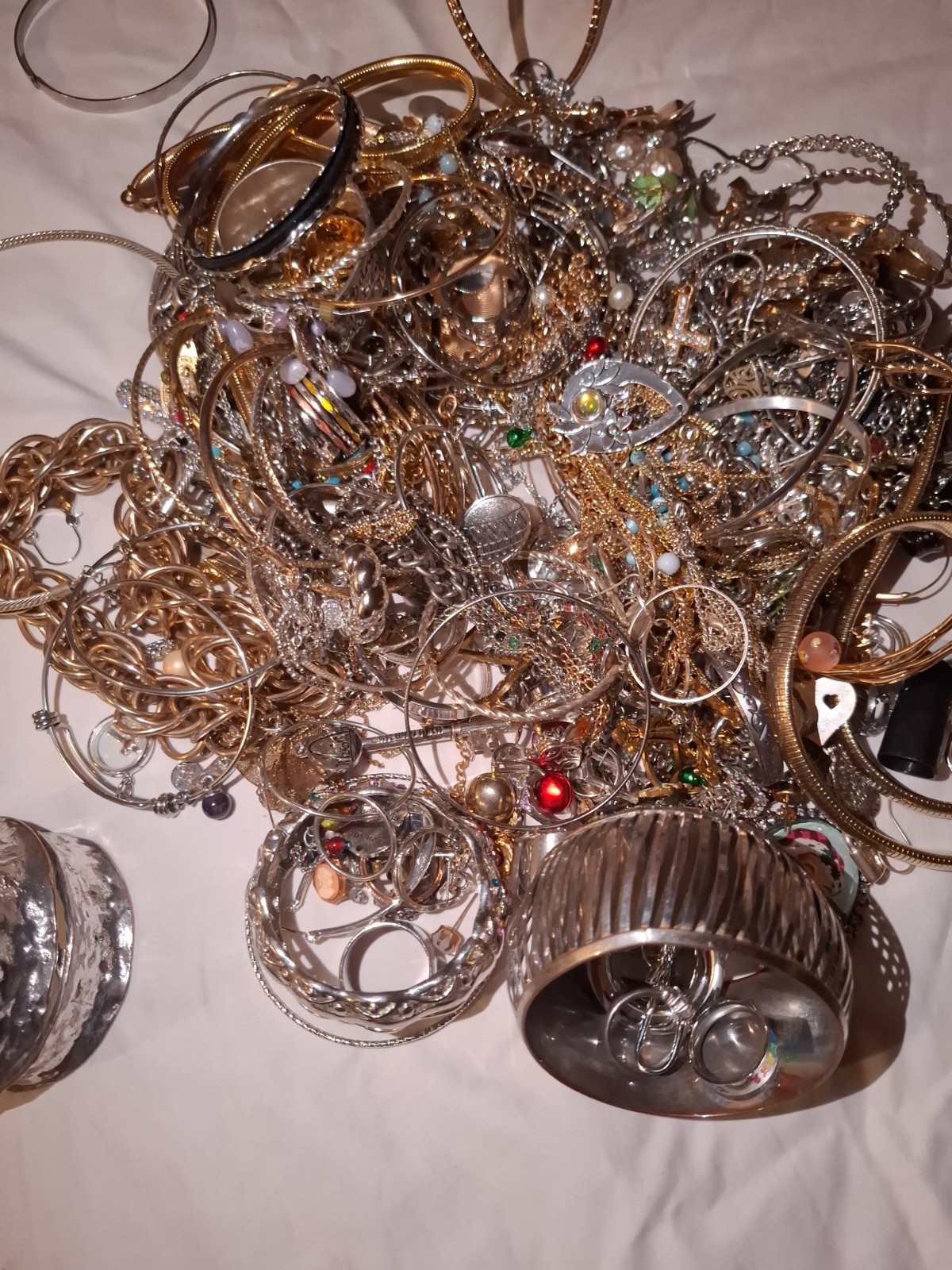 Unsearched Jewelry Lot Vintage to Modern 7 Lb