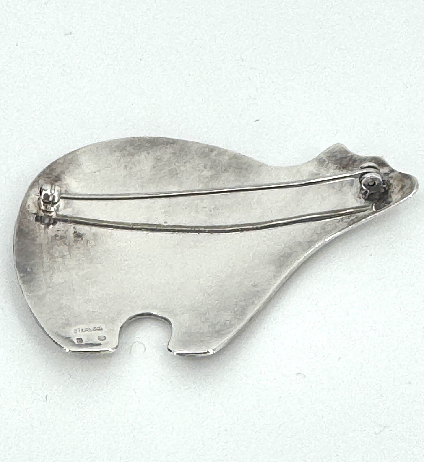 Vintage Sterling Silver Bear Brooch By James Avery