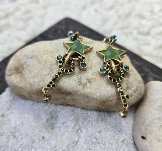 Vintage Pilgrim Danish Dangle Earrings