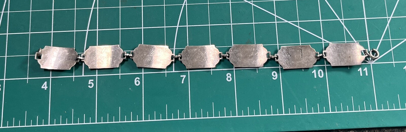 WWII USAAF Homefront Sweetheart Sterlng Bracelet Air Corps