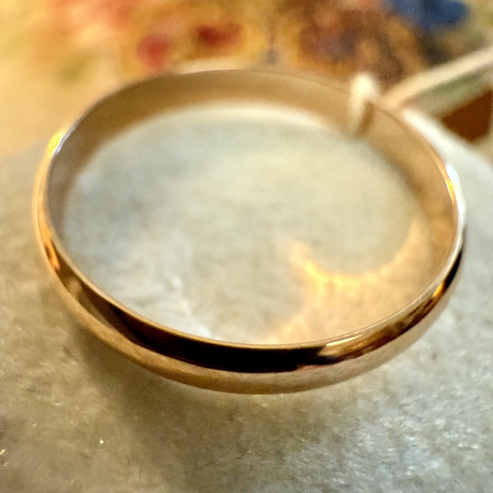 Size 10.5 – Vintage 585 14K Rose Gold Ring – East European – USSR Era. #1531
