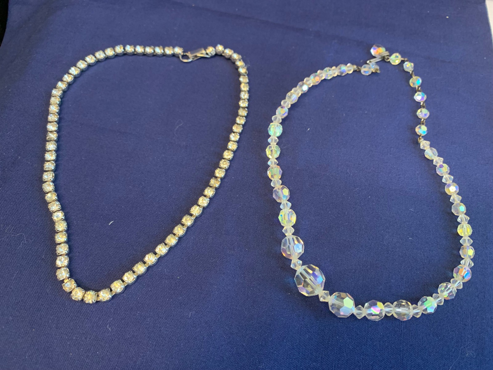 Vtg Costume Jewelry Lot Taylor Made Kramer Elco Coro Aurora Borealis Rhinestone