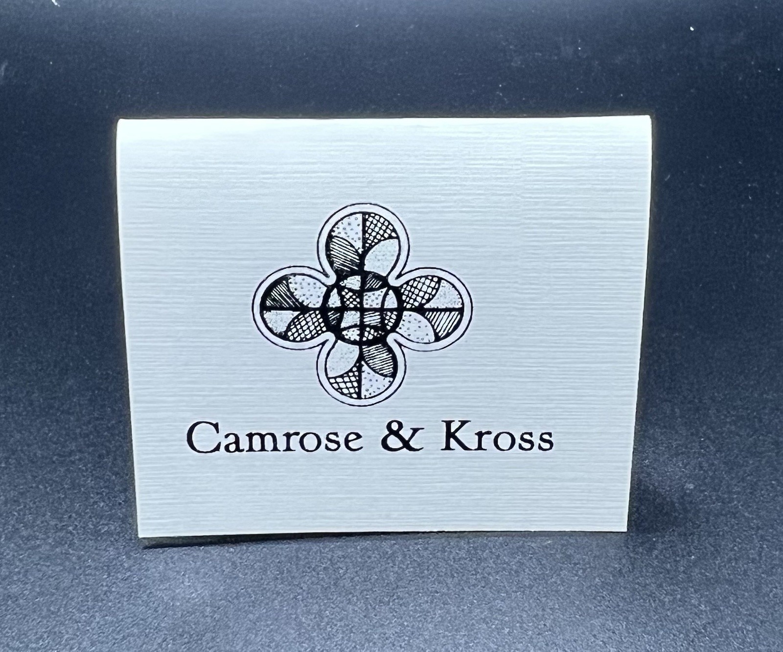 Camrose & Kross Jacqueline Bouvier Kennedy Jewelry Brooch Reproduction COA