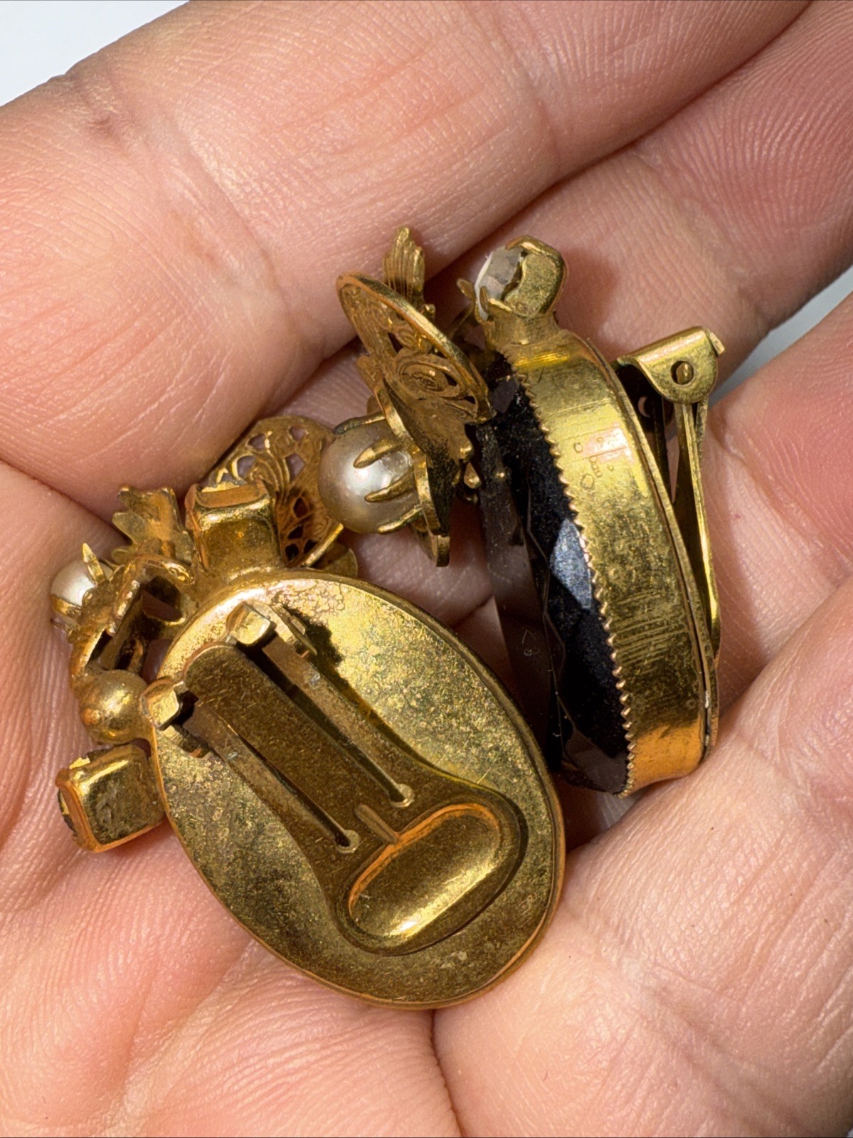 Brooch Pendant Earrings Set Victorian Antique 100 Years Old Read Description
