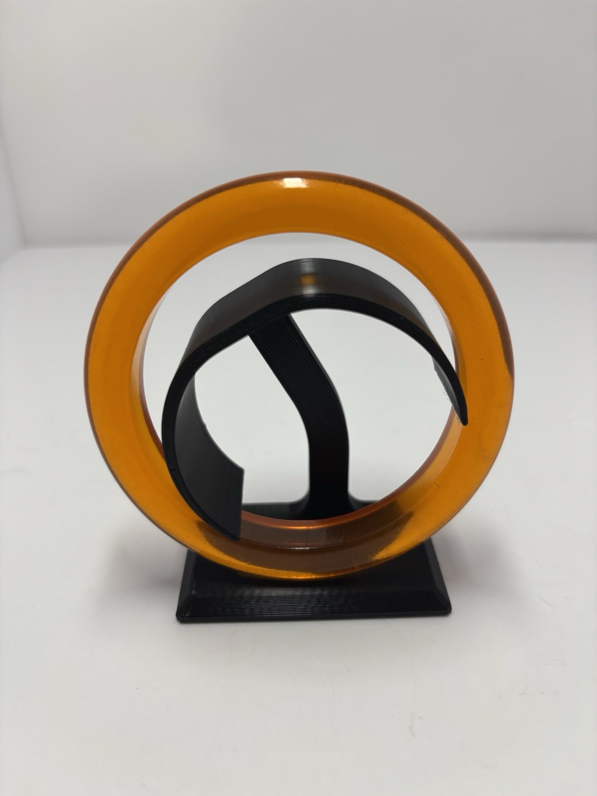 Vintage Art Deco Bakelite Bangle Bracelet- Tested – Orange juice- Tangerine-