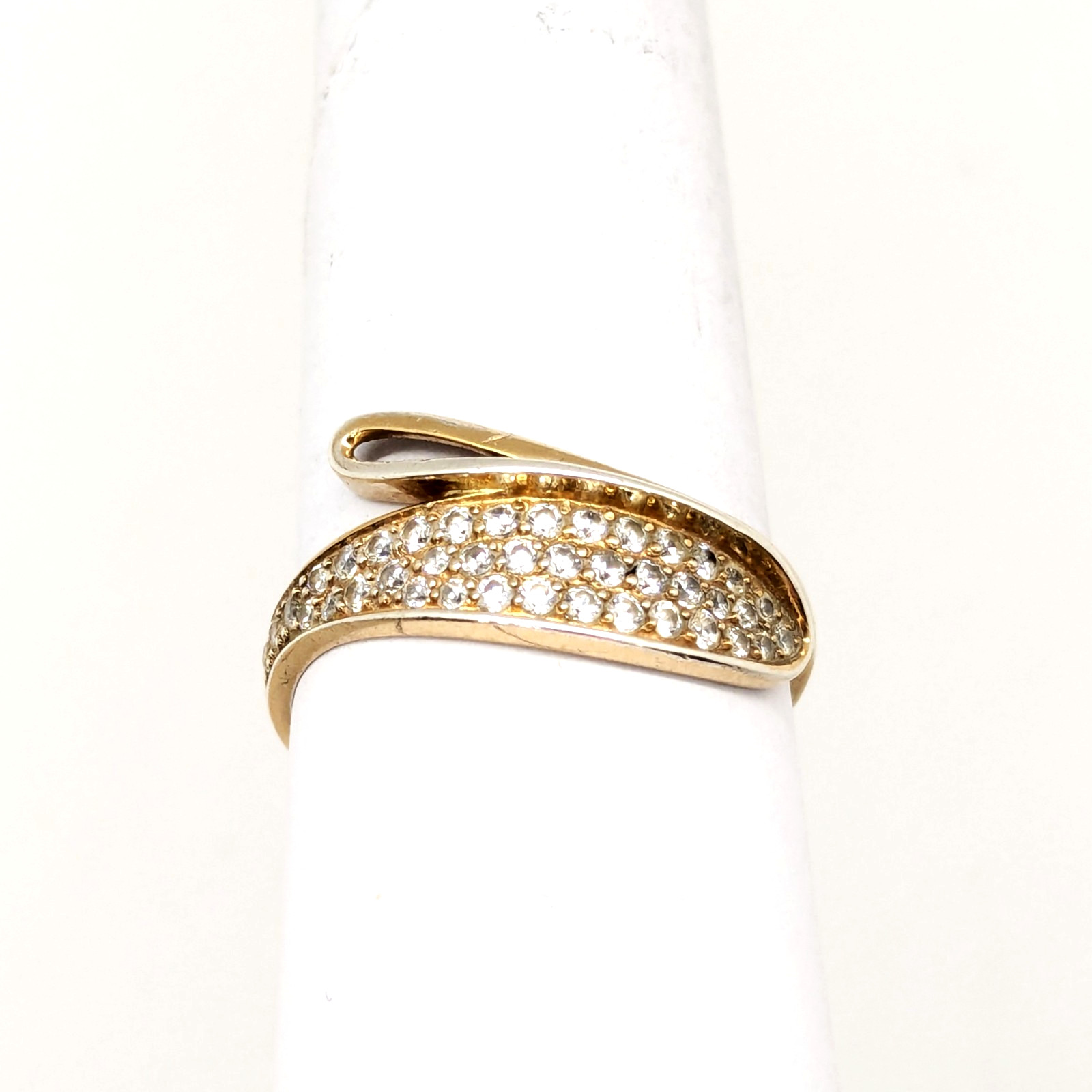Vintage Elegant RING Silver 925 with Chic Inserts -size: 10.25US (19.8mm) | #65