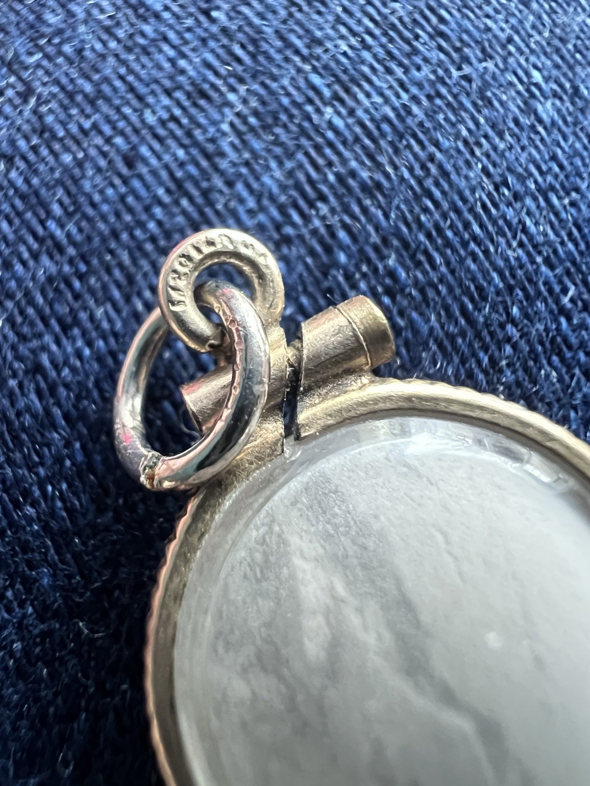Vintage 1/20 14kt Gold Filled Shaker Locket Charm Pendant Filled With Unknown C9
