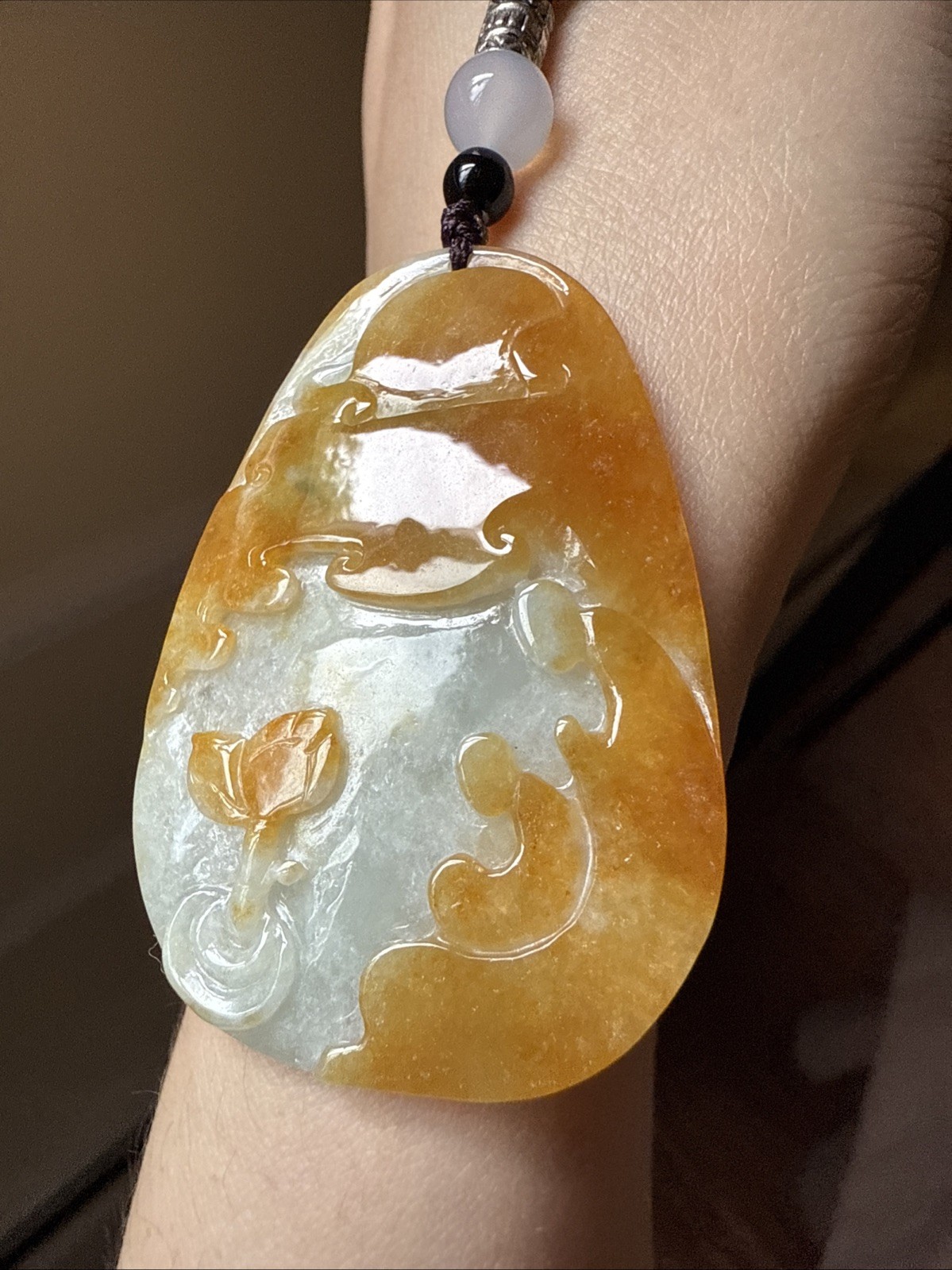 純天然翡翠A貨 老坑冰雞油黃 悟道 Untreated Burma Grade A Jadeite Certified 本自具足 buddha