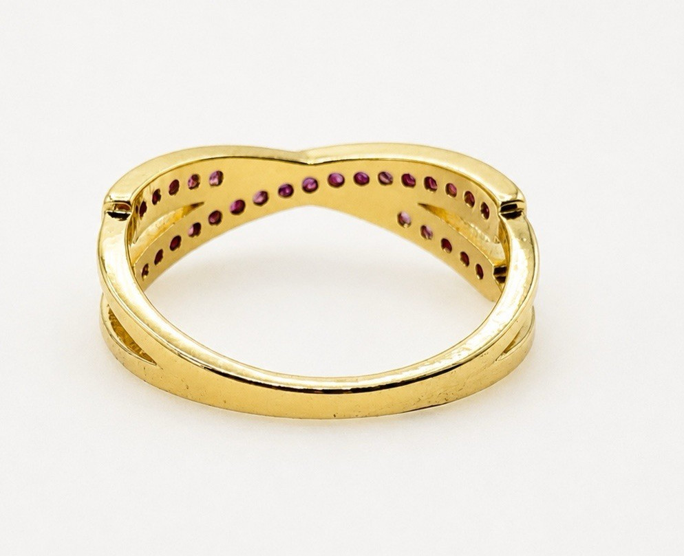 Vtg Gold Plated Genuine Gemstone 6 Ring Lot Topaz Sapphire Ruby Amethyst Garnet