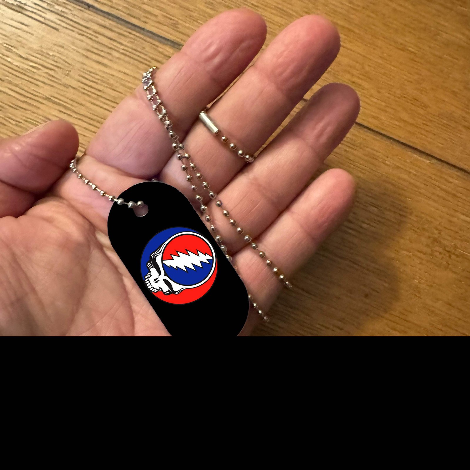 Grateful Dead Collectible Dog Tag Sublimated 2 Sided Necklace Free Shipping From