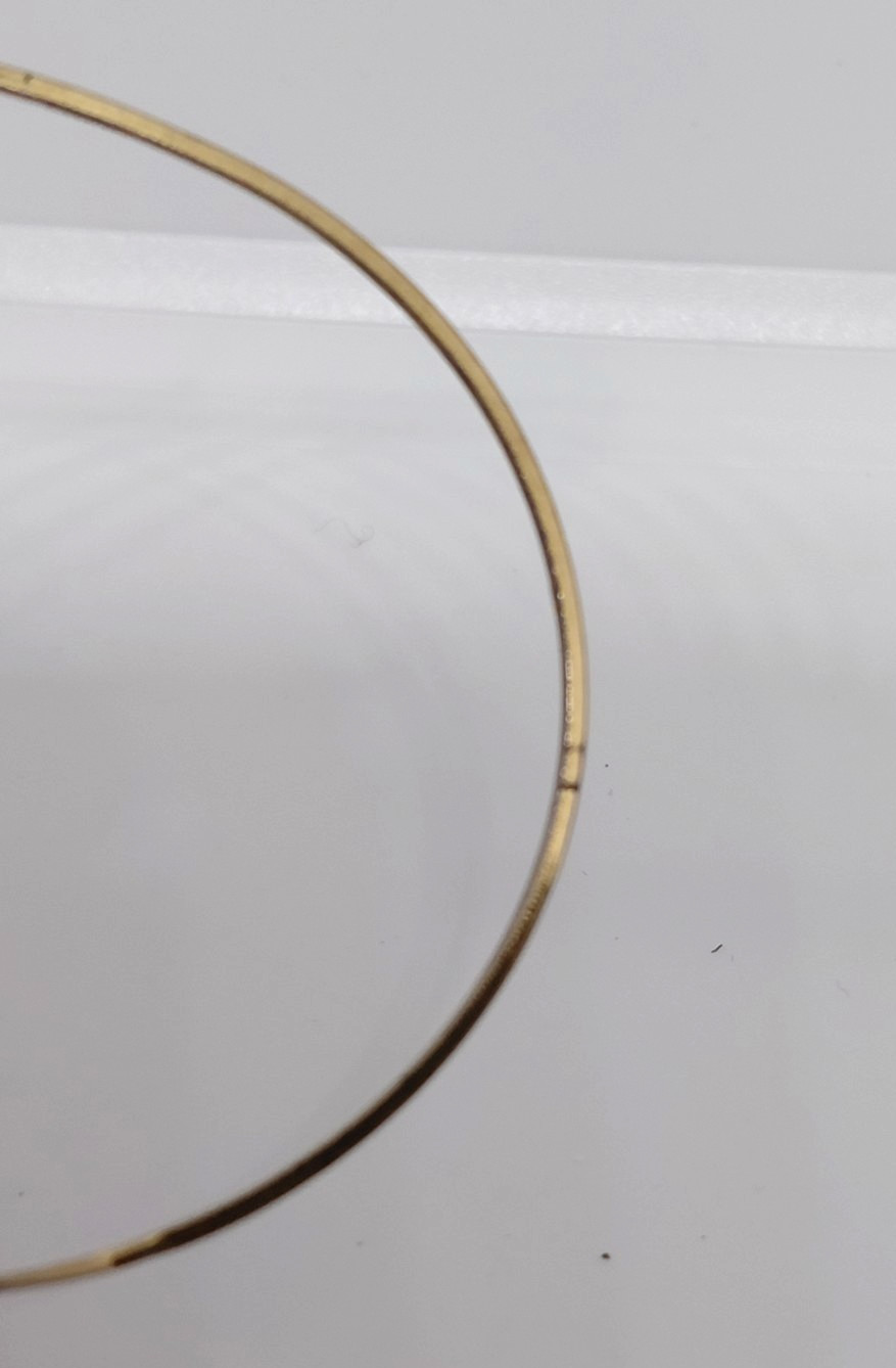 Vintage Avon Catch A Star Bracelet 1976 Gold Tone Dainty Bangle Retro Signed
