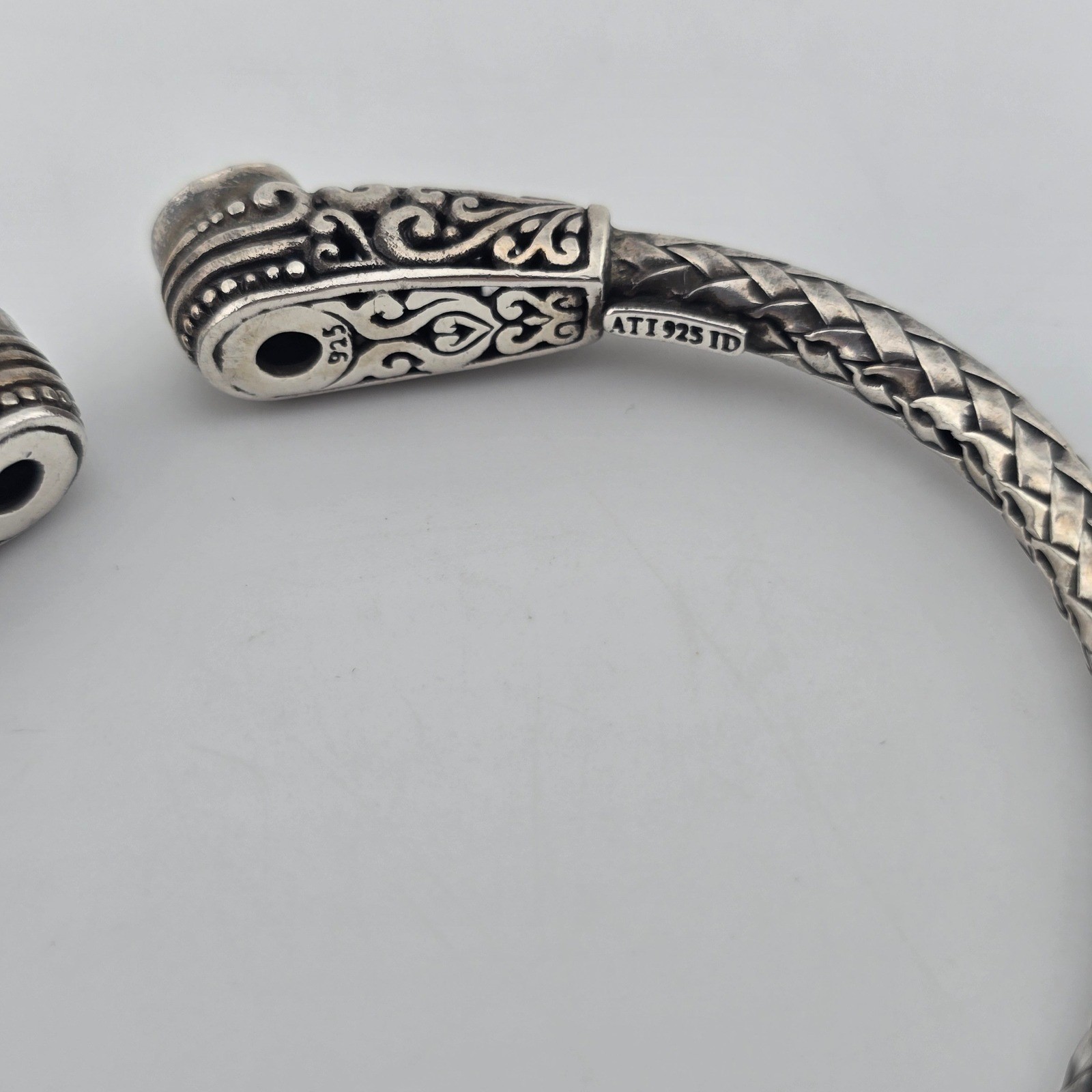 Sterling Silver ATI (Annika Witt?) Mystic Quartz Bracelet 6.75